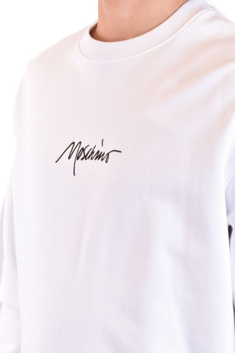 White Cotton Sweatshirt