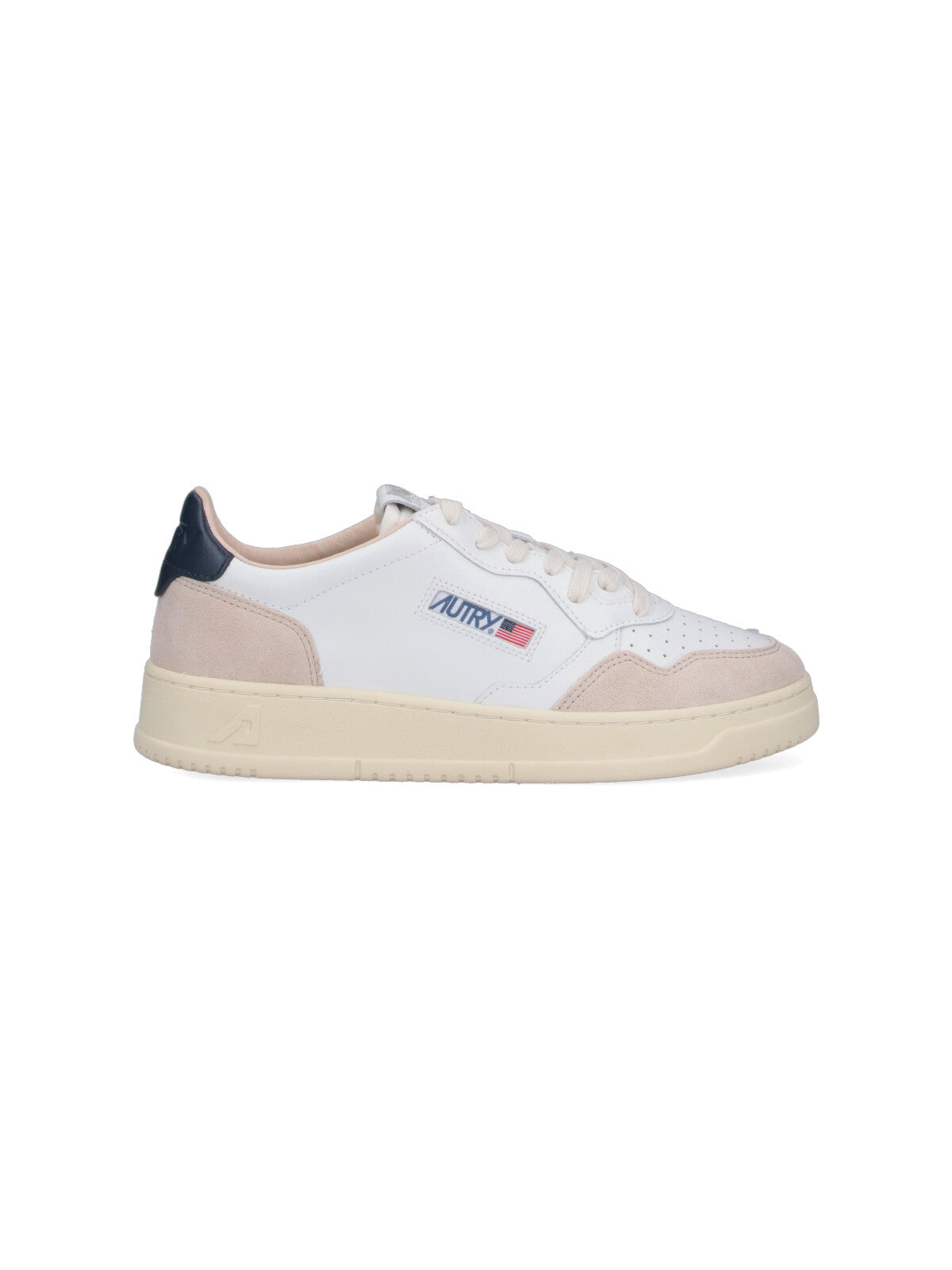 Low-Top Sneakers With Rounded Toe