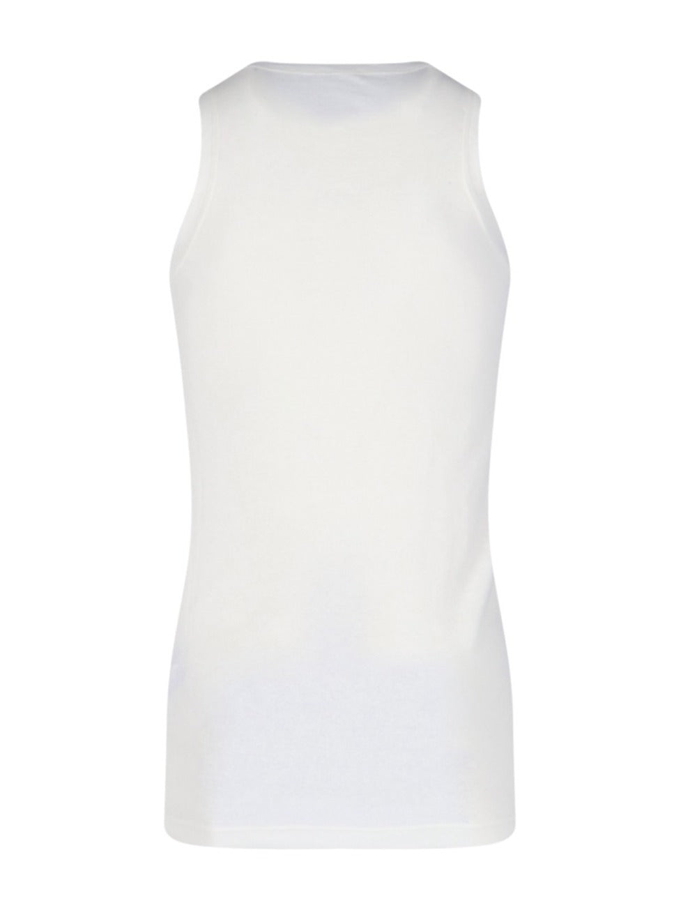 Cotton T-Shirt and Tank Top Set in Neutral Shades