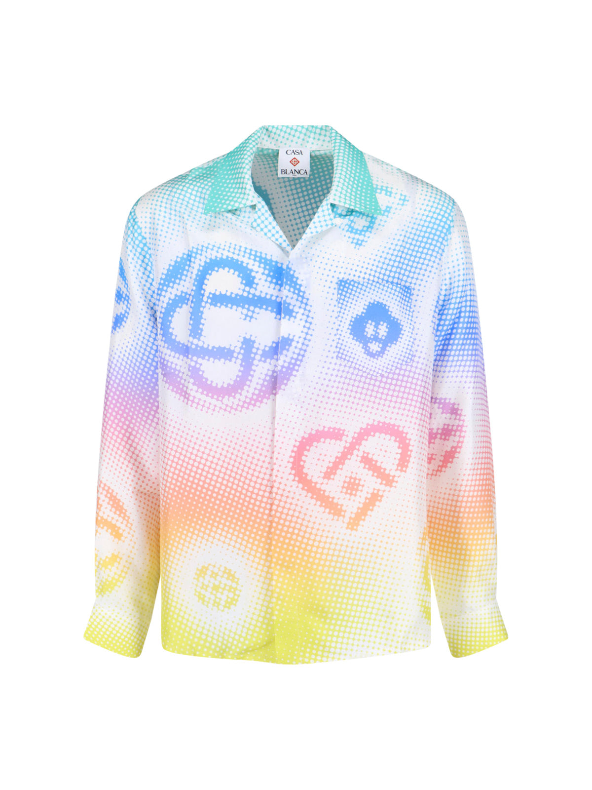 "Halftone Logo" Shirt Multicolor