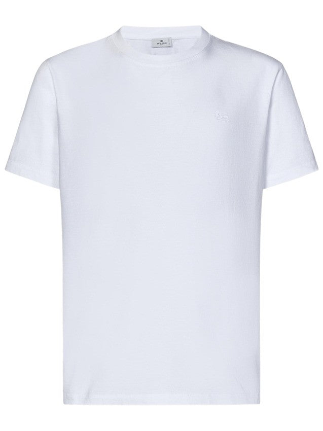 White Cotton Jersey T-Shirt