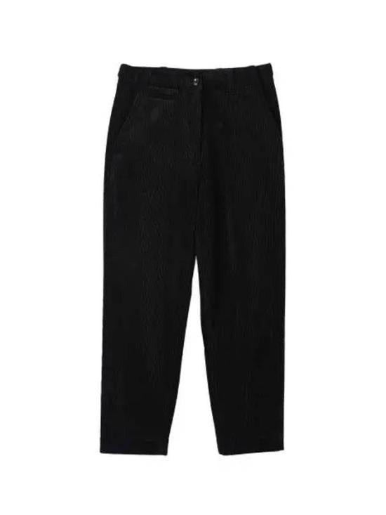 Tailored Black Straight Pants with Minimalist Design