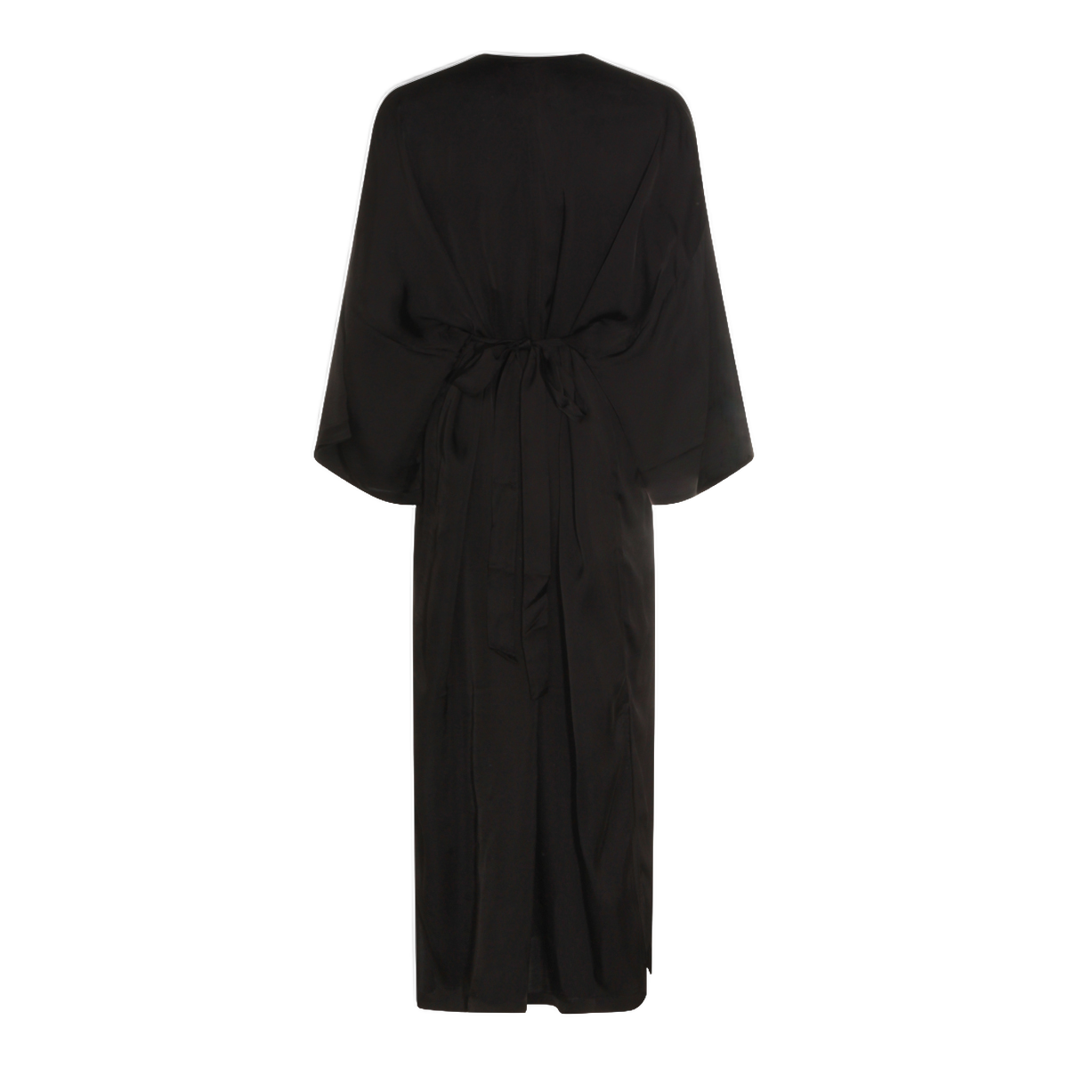 Midi Dress With Deep V-Neckline