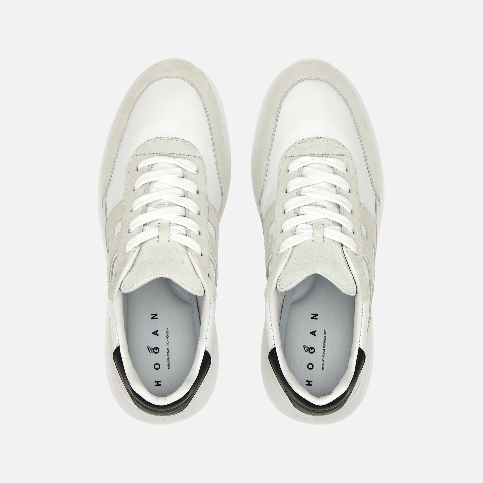 H709 Allacciato H Banda Sneakers in White