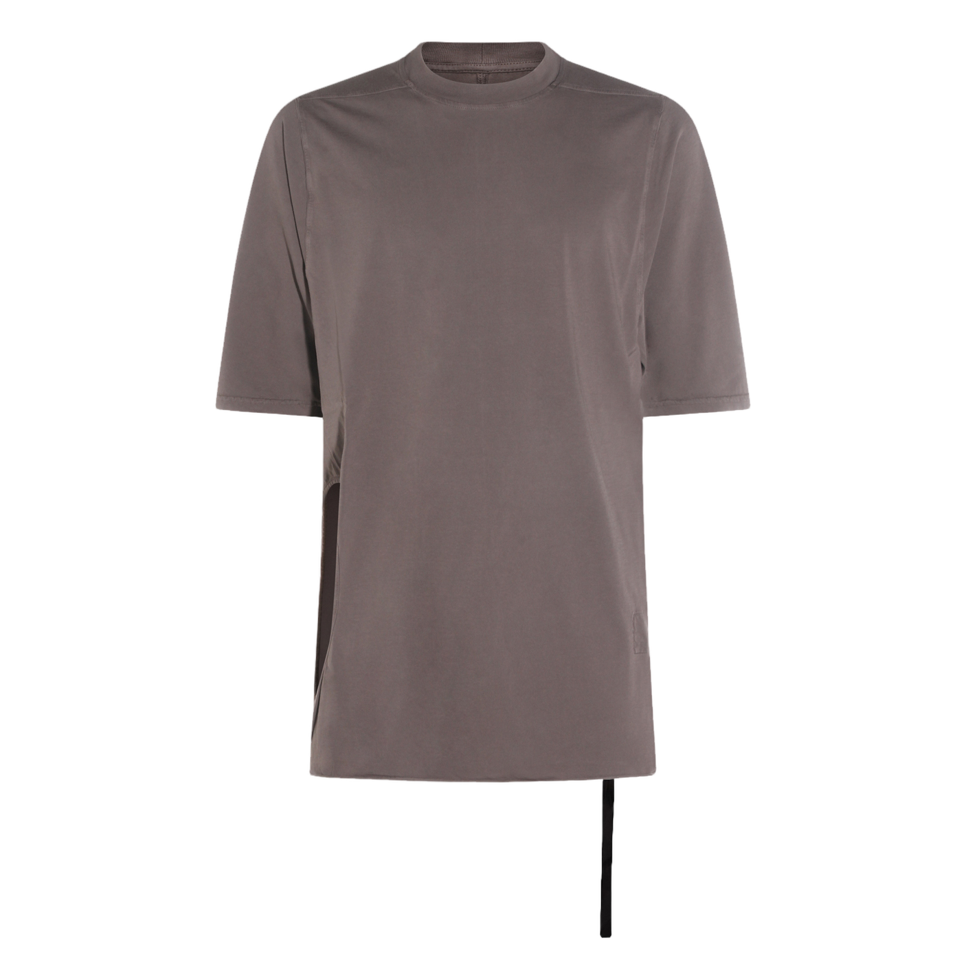 Taupe T-Shirt with Edgy Strap Detail