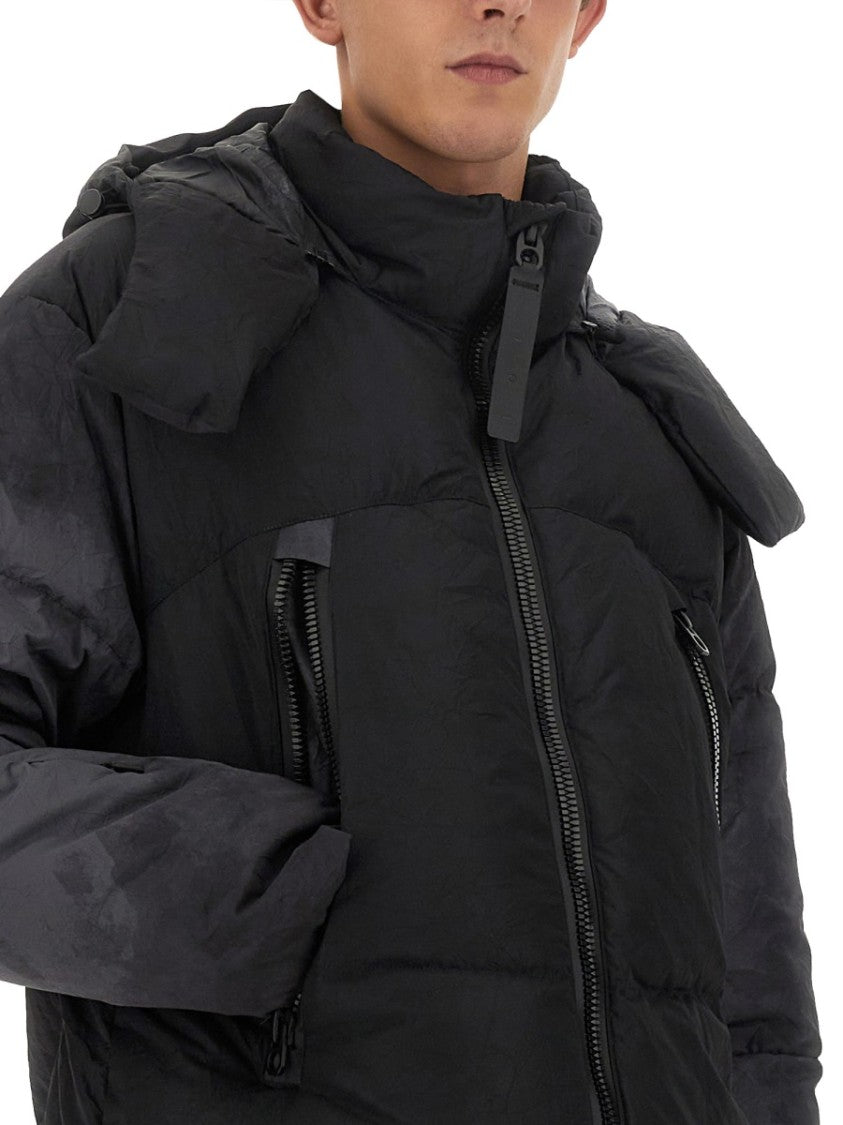 Puffy Black Oversized Jacket