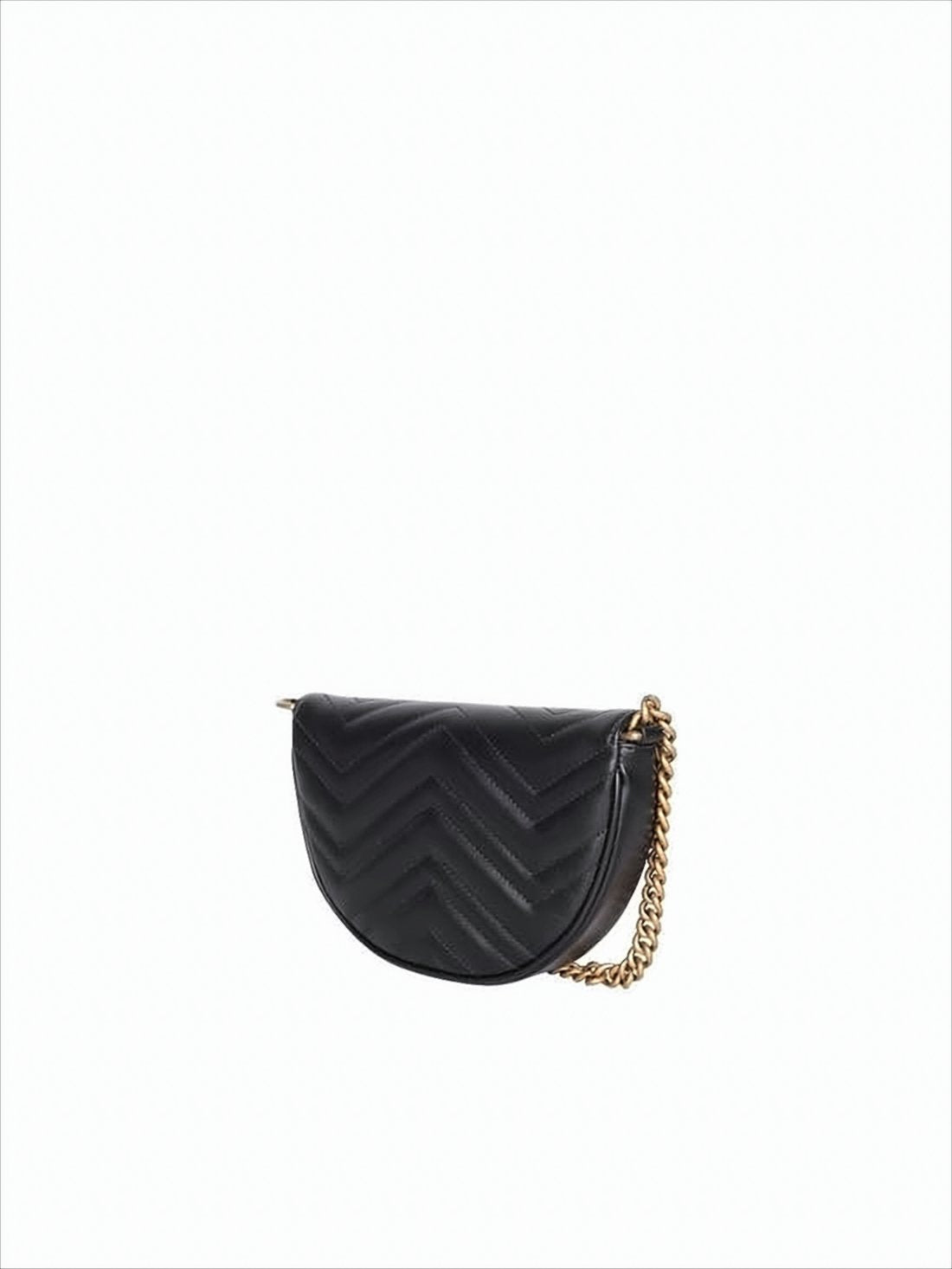 Half-Moon Quilted Crossbody Bag