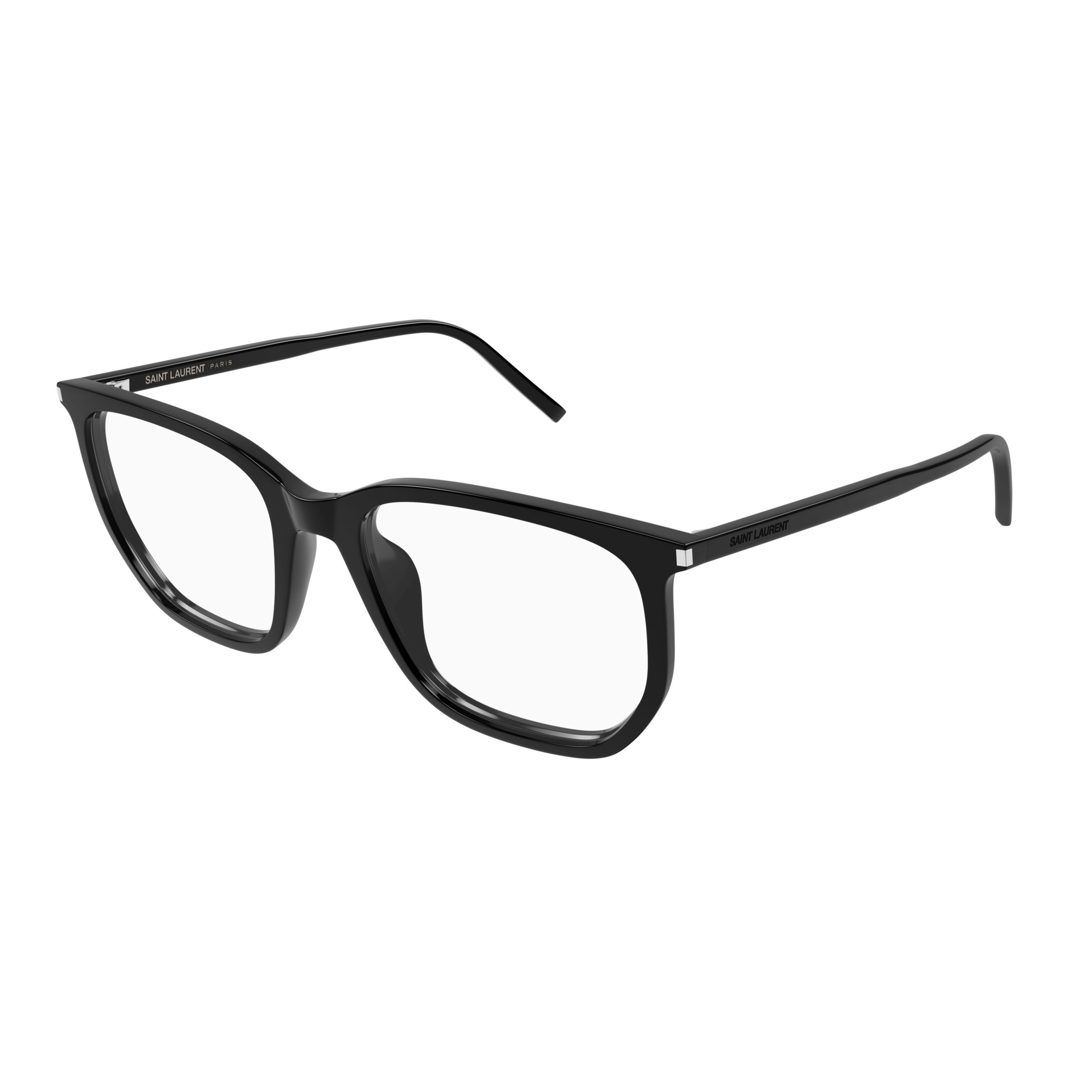 Sl 802 Bold Rectangular Black Acetate Eyeglasses