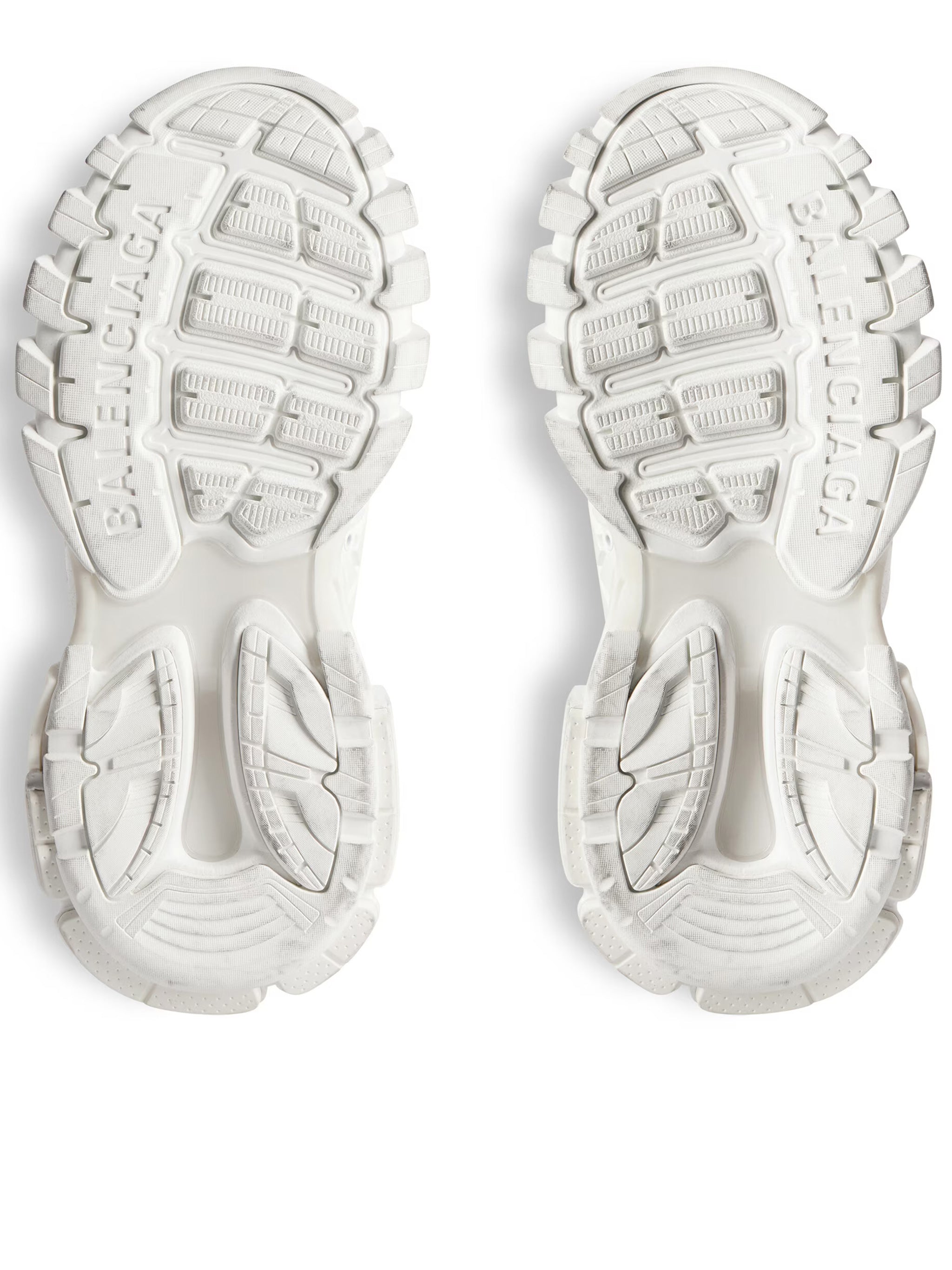 Neutral Track Embossed Chunky Sneakers