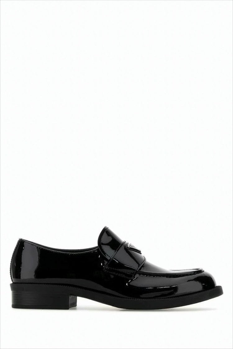 Leather Loafers with Polished Finish
