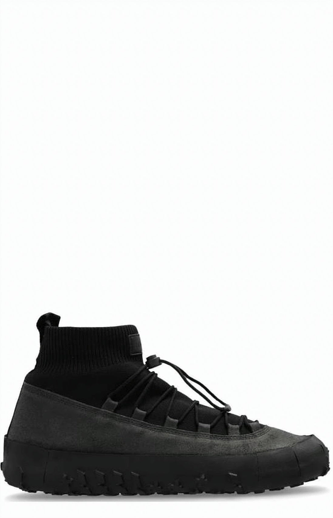 High-Top Sneakers with Sock-Like Collar