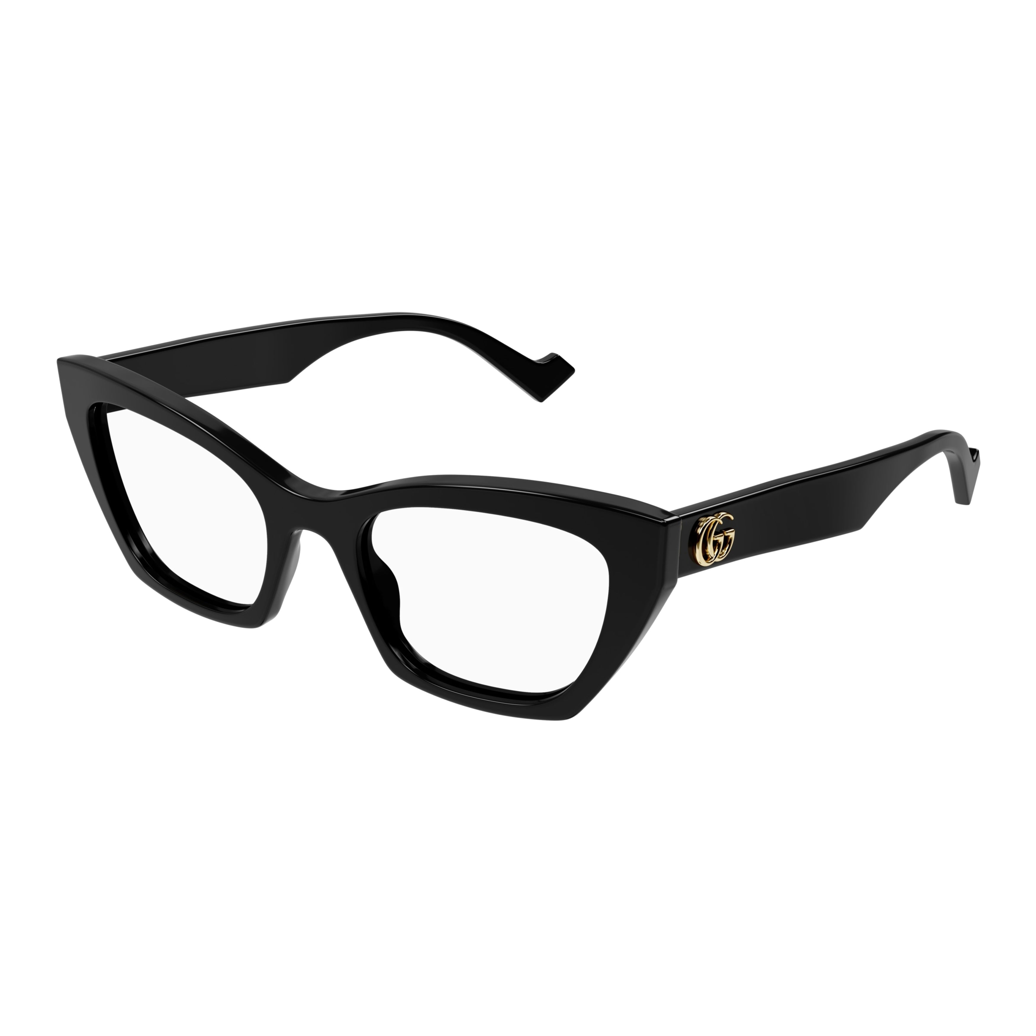 Black Gg1334o Oversized Recycled Acetate Eyeglasses