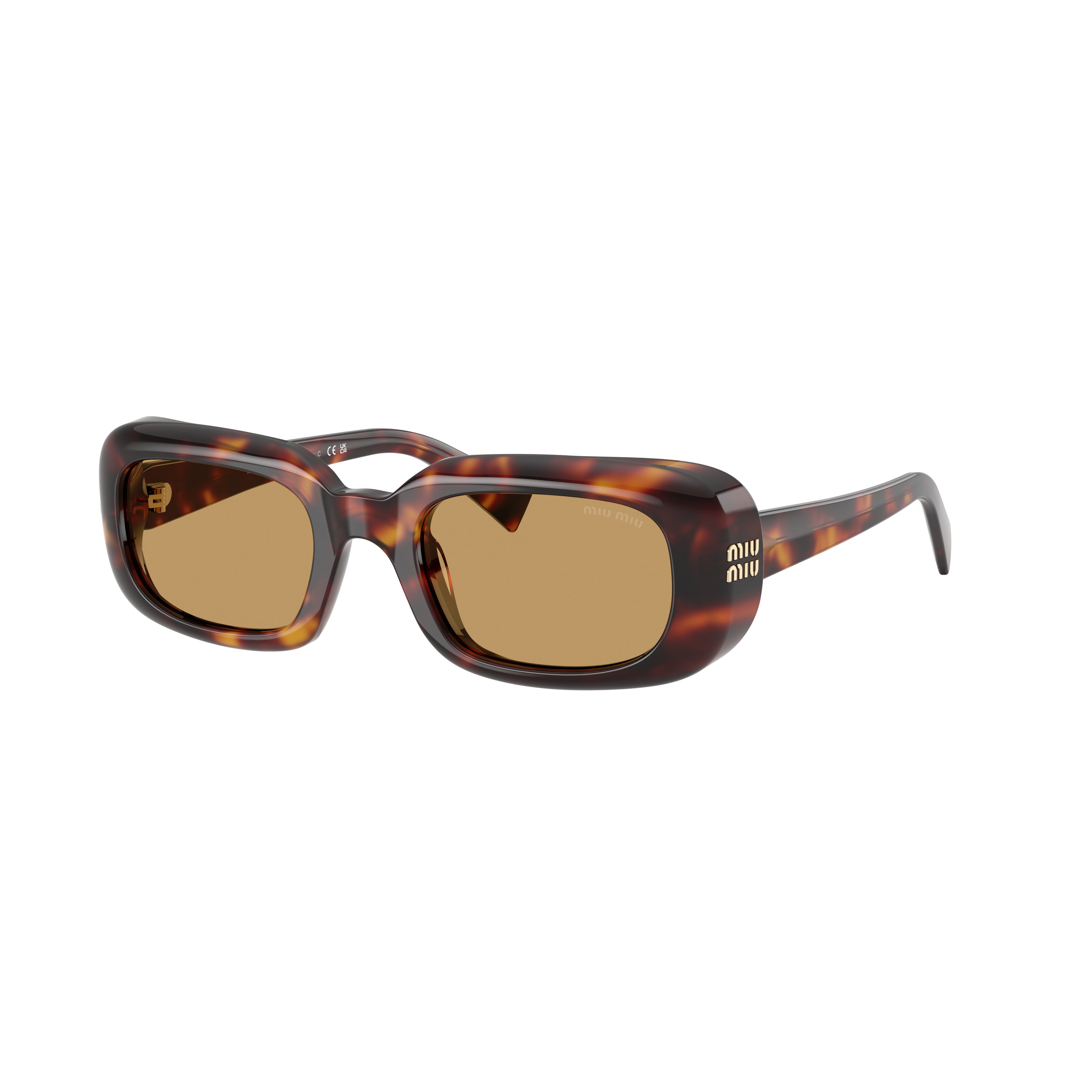 0mu B13s Rectangular Tortoiseshell Sunglasses