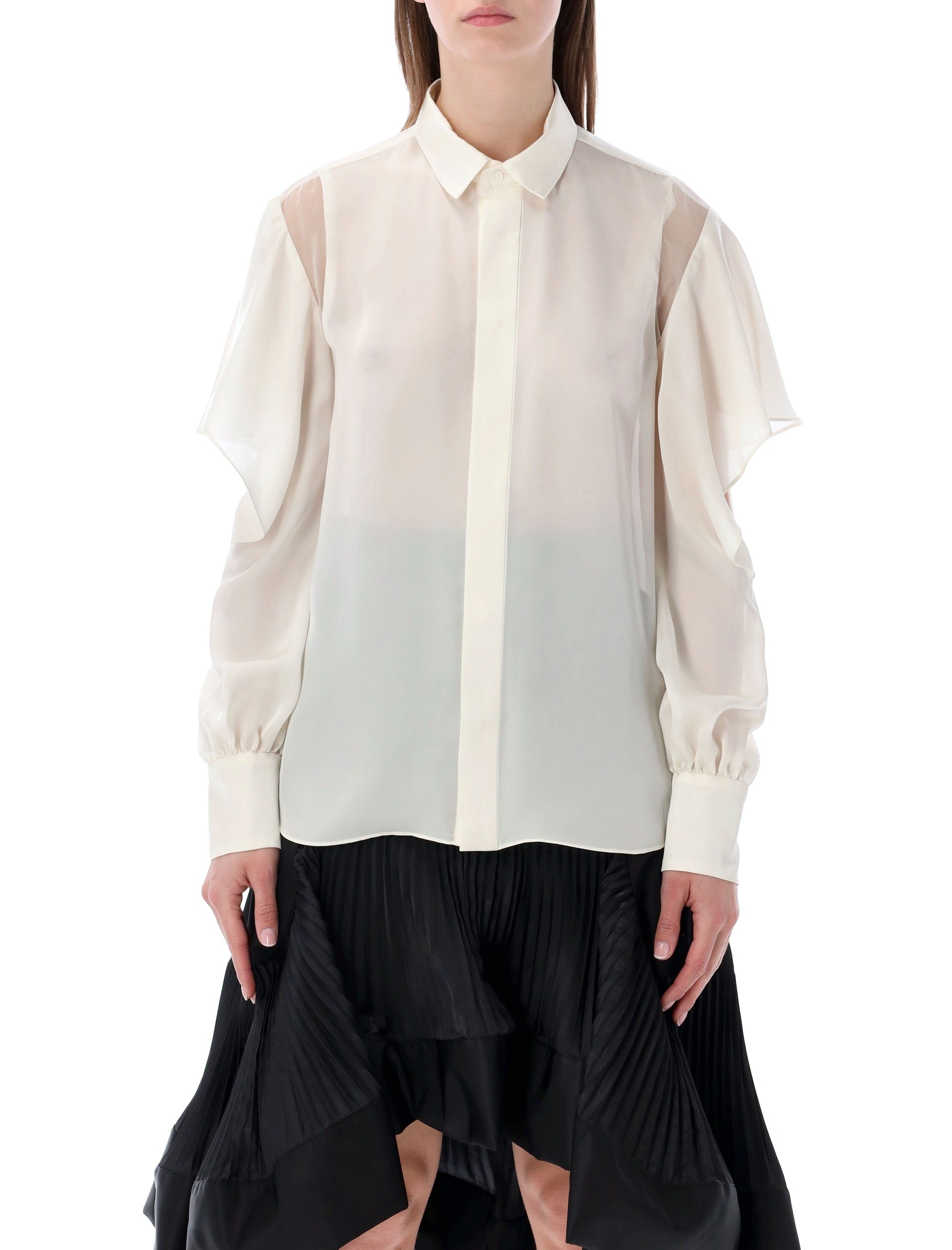 Satin Ecru Shirt