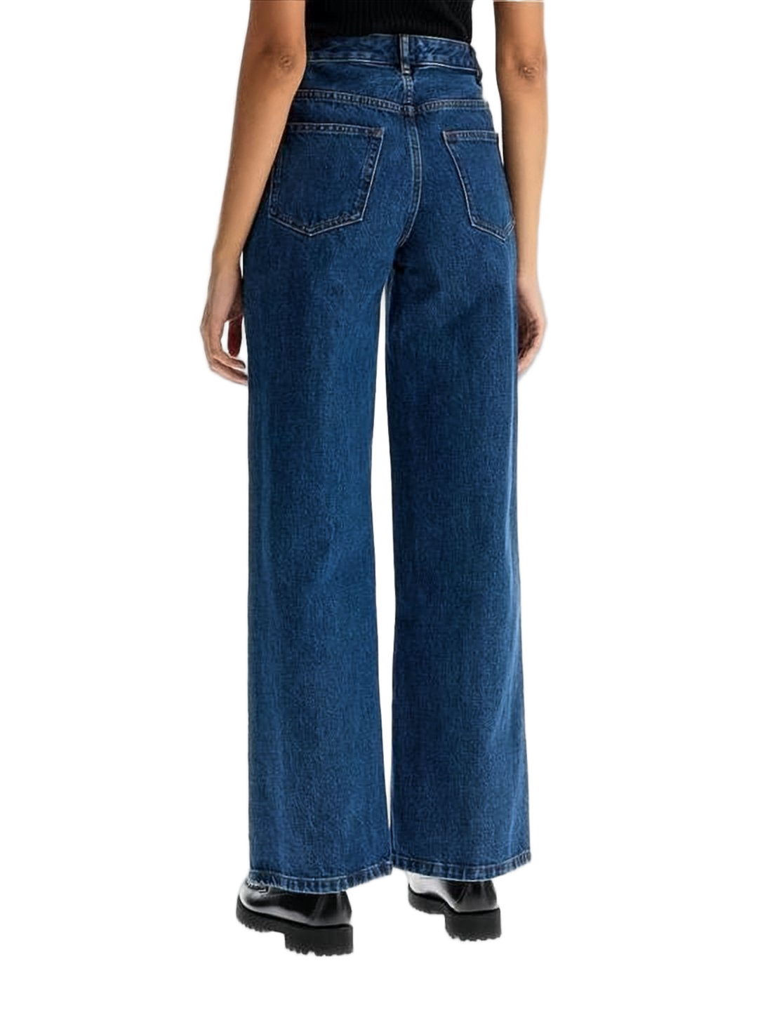 Classic Straight-Leg Denim Pants