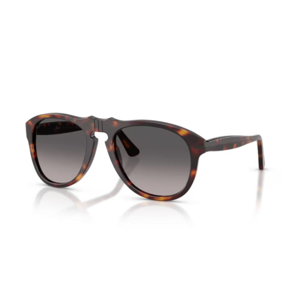 0po0649ne Tortoiseshell Acetate Sunglasses with Keyhole Bridge