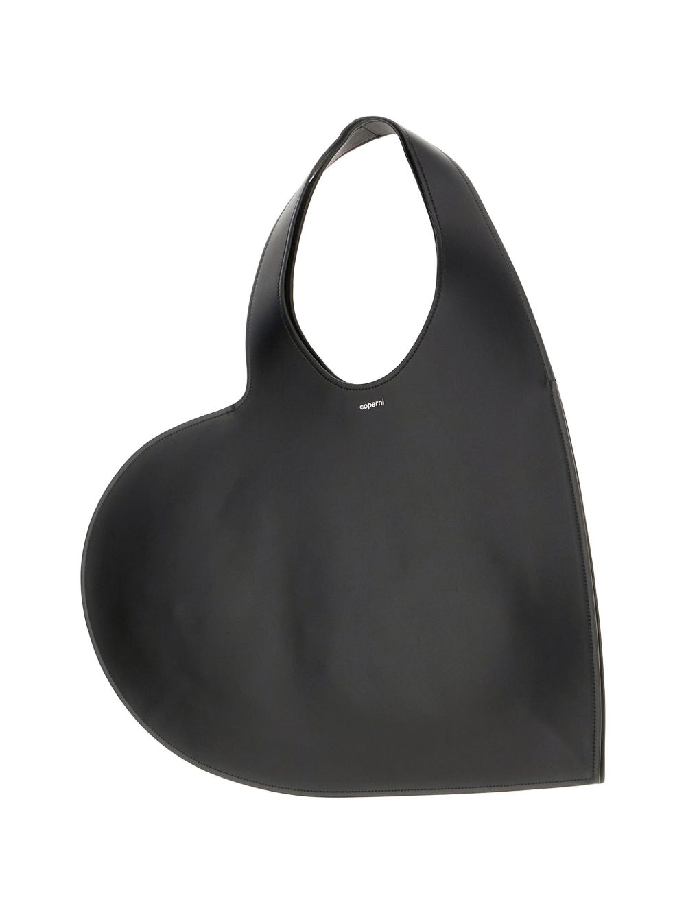 Heart-Shaped Black Handbag With Aesthetic