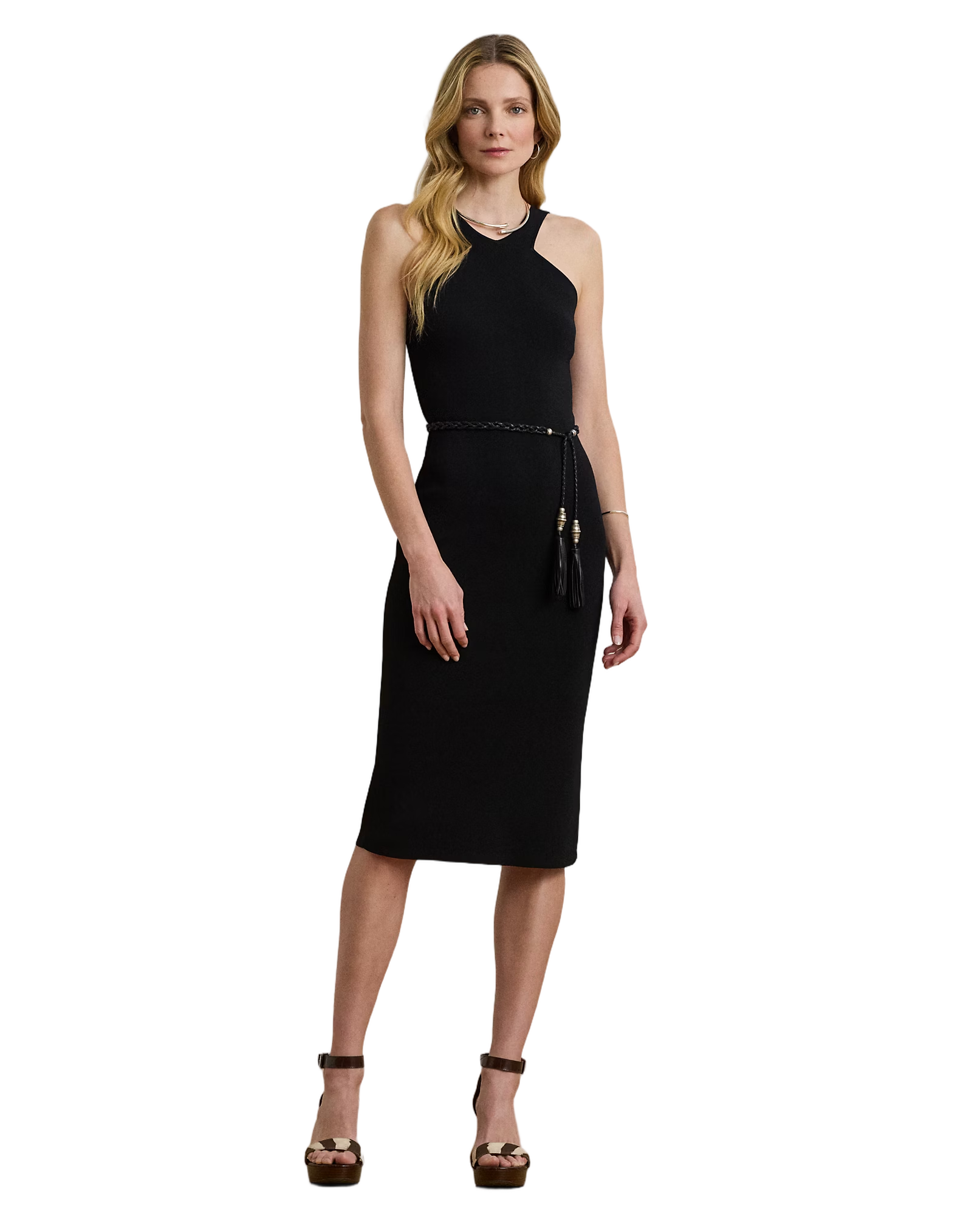 Paitman Sleeveless Fitted Day Dress