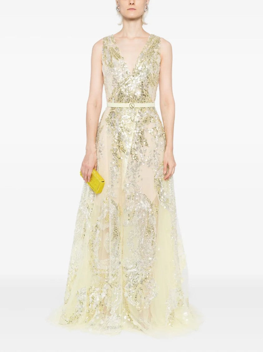 Embroidered Long Dress