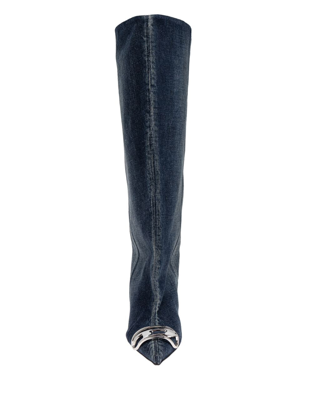 Denim Slouchy Boots