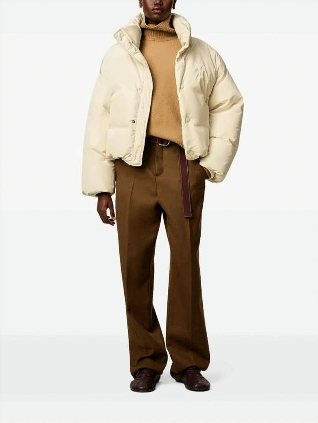 Cropped Oversized Puffer Jacket
