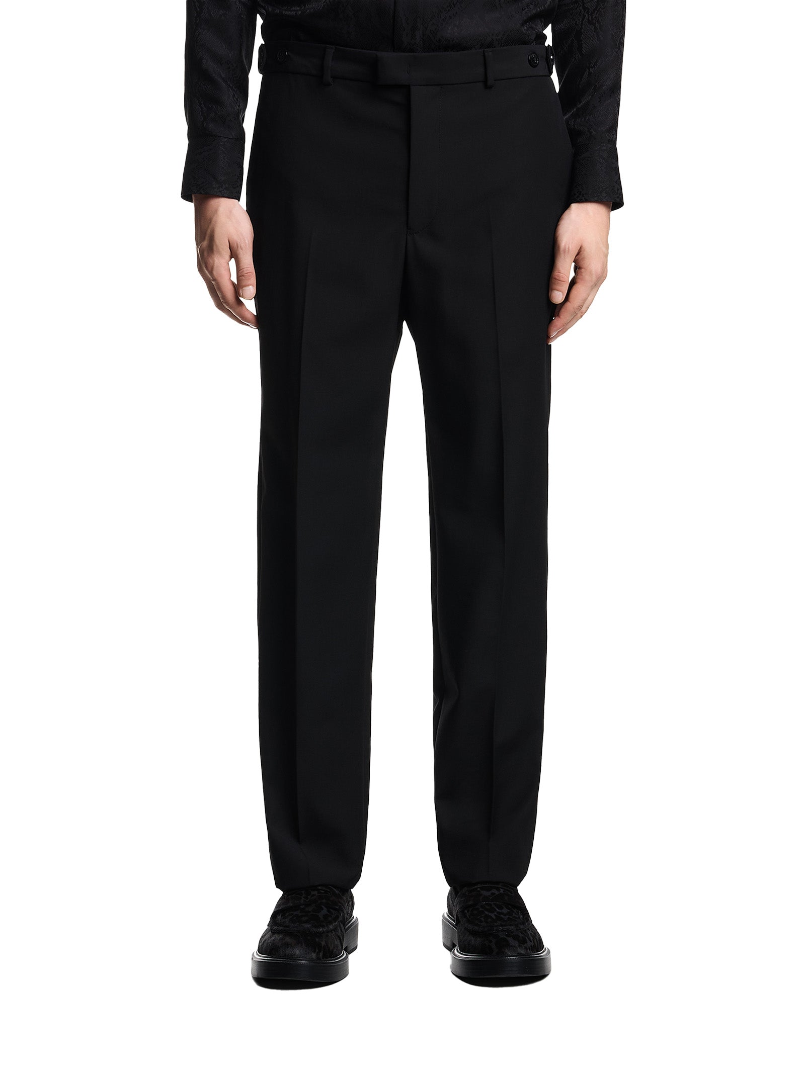 Slim-Fit Trousers In Stretch Virgin Wool