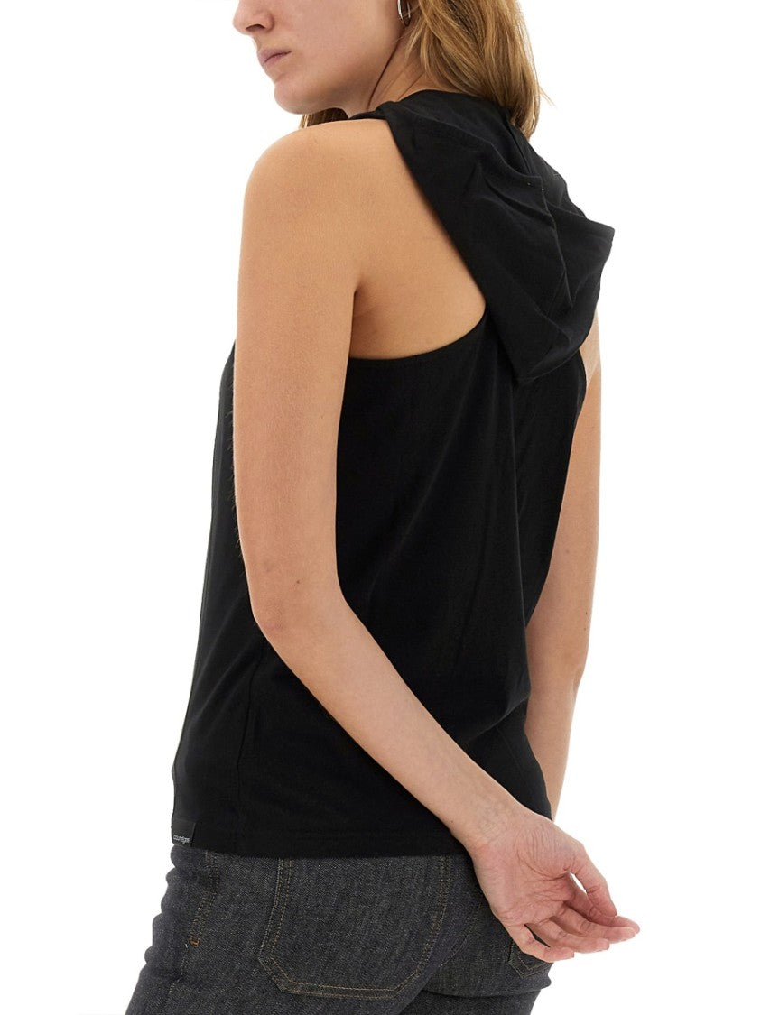 Hooded Sleeveless Top