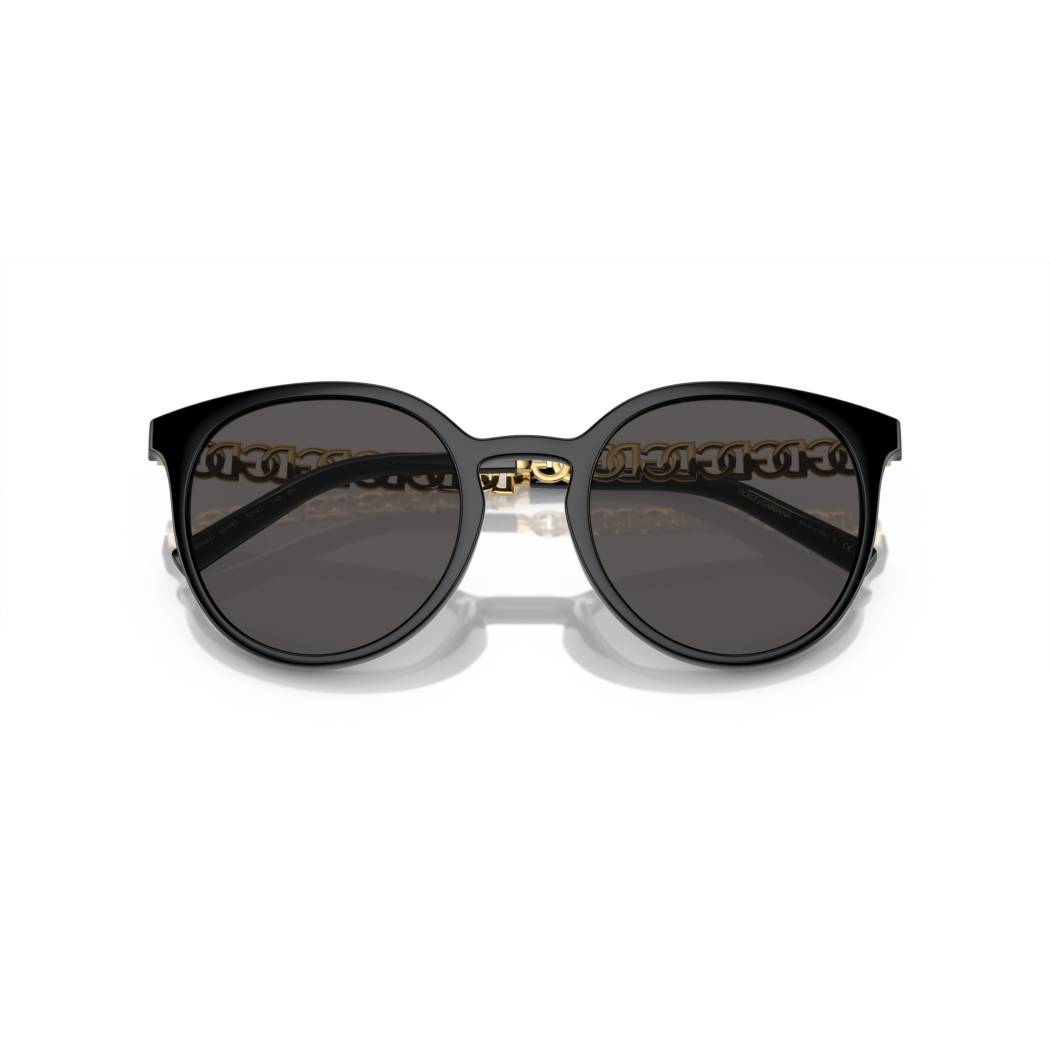 0dg6189u Round Frame Sunglasses
