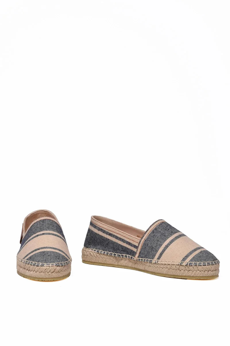 Rope Espadrilles - Beige/Blue
