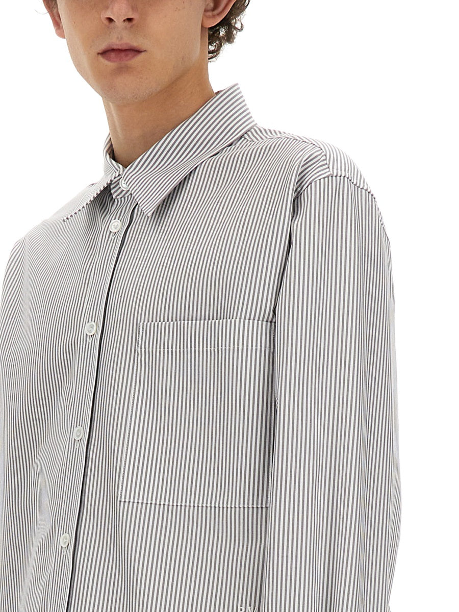 Classic Cotton Shirt with Structured Collar