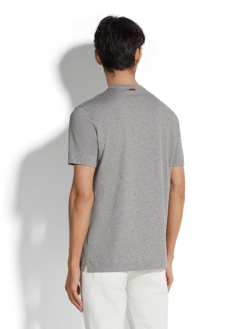 Classic Grey Crew Neck T-Shirt