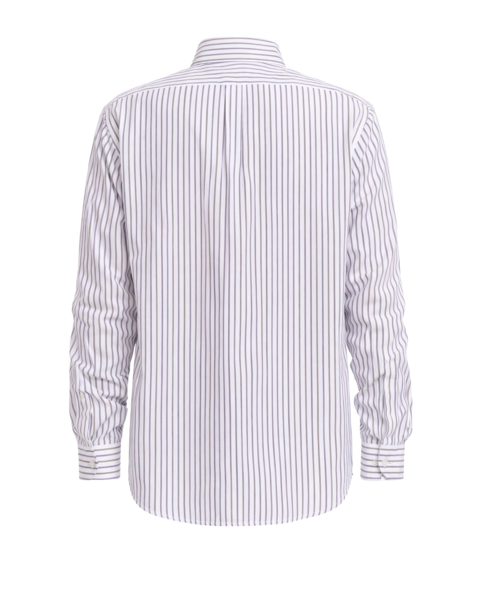 Sage Men’s Striped Cotton Shirt