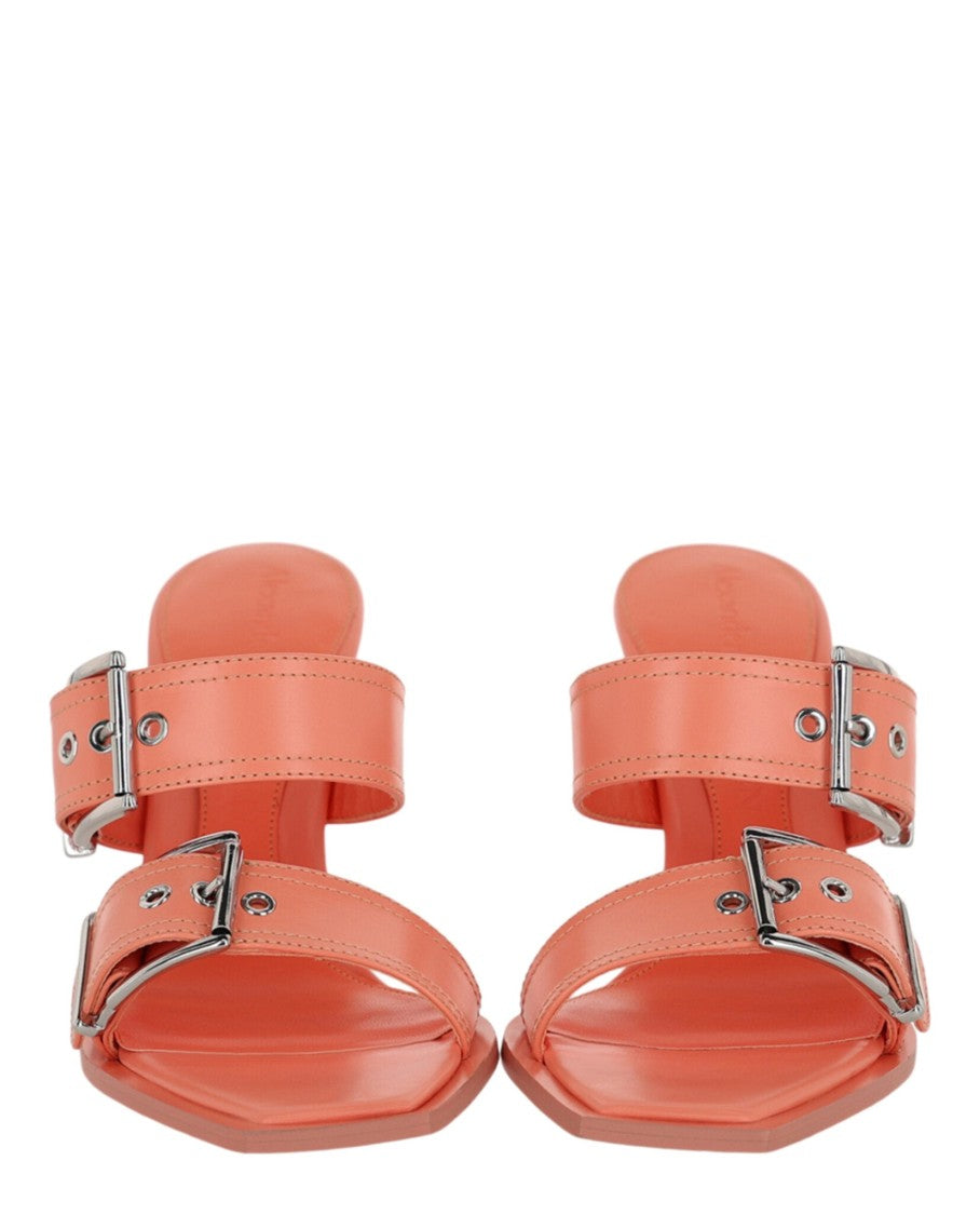 Boxcar Leather Heel Sandals