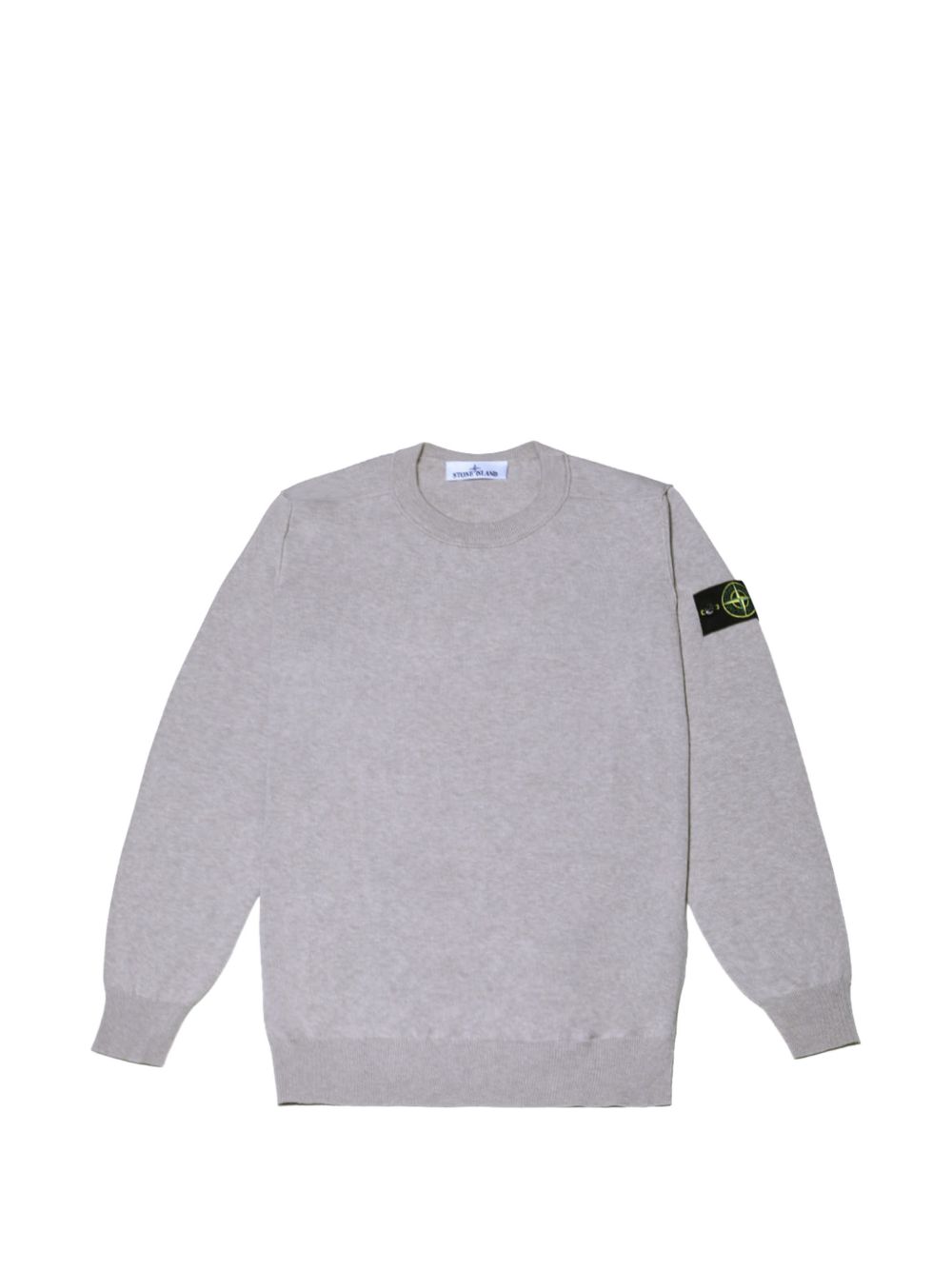 Ribbed Crewneck Cotton Sweatshirt