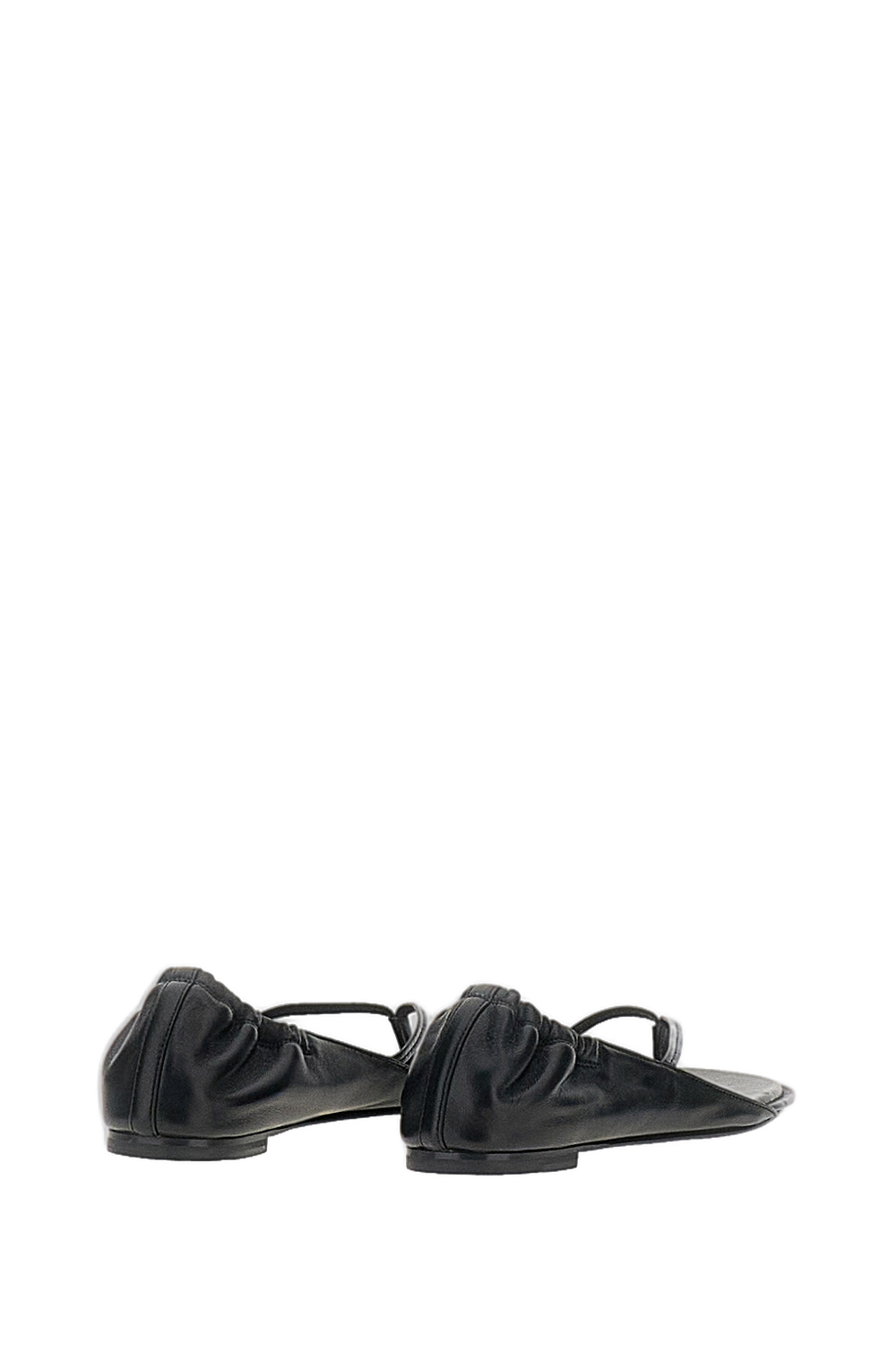 Black Nu-Pieds Thong Sandals