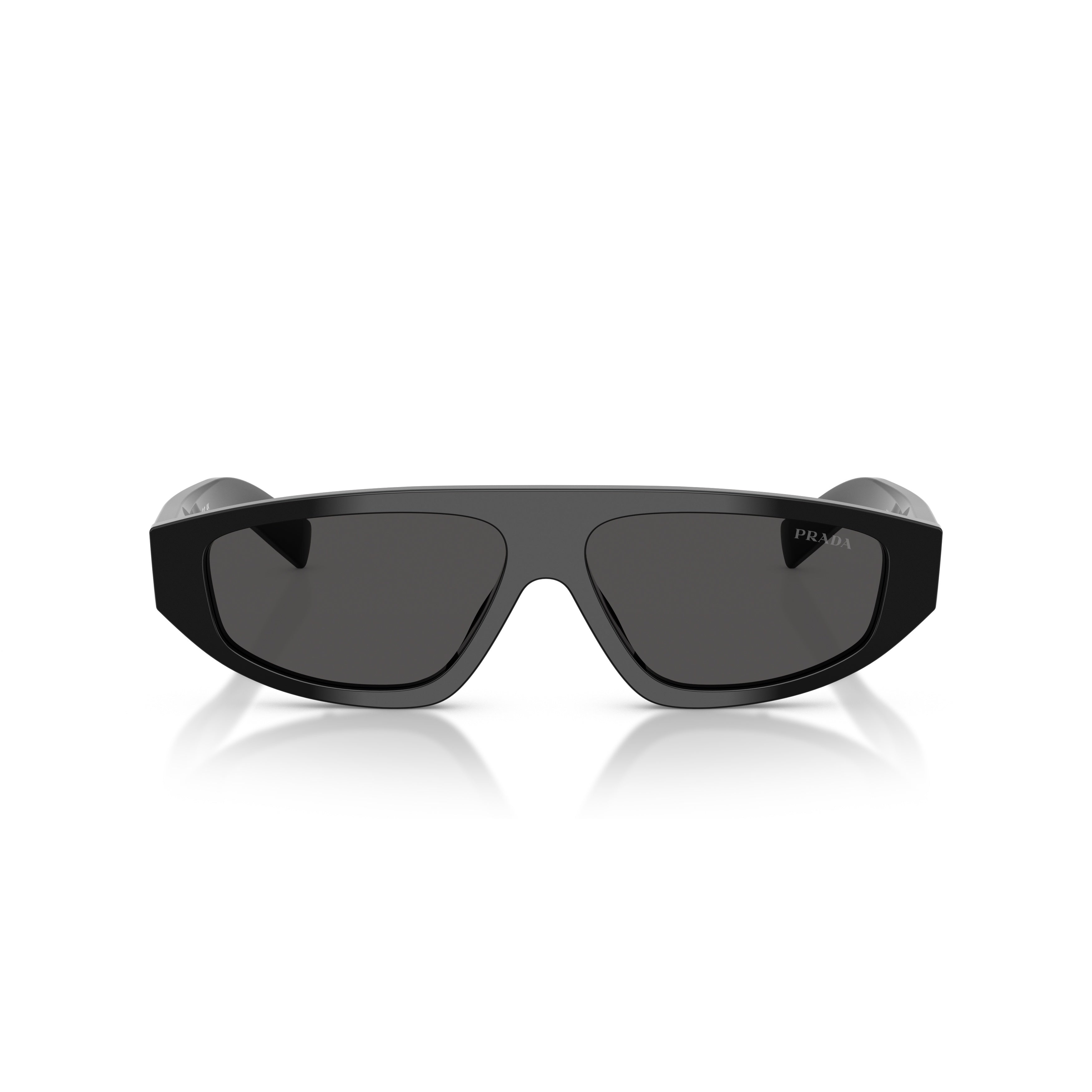 0pr C02s Angular Black Sunglasses
