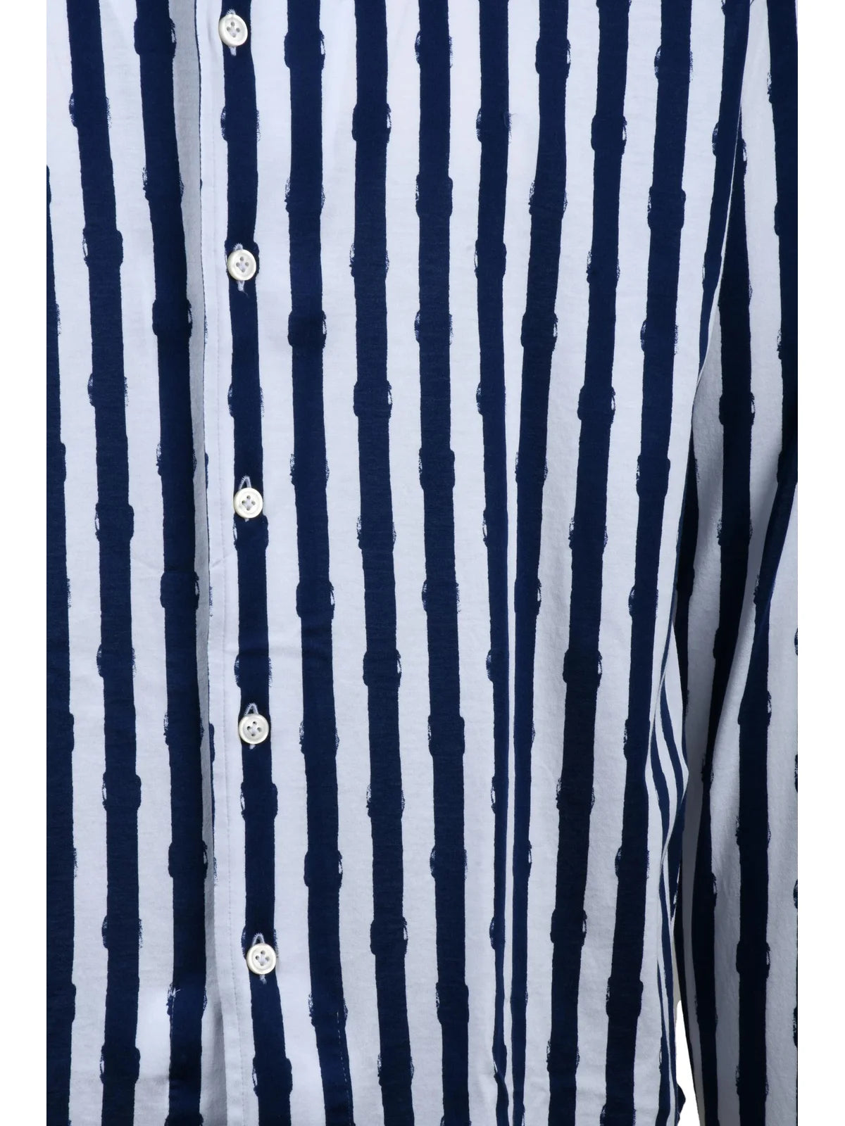 Blue White Cotton Shirt