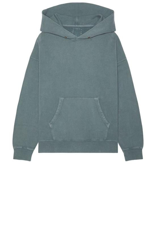 Relaxed Fit Grey Pullover Hoodie With Kangaroo Pocket
