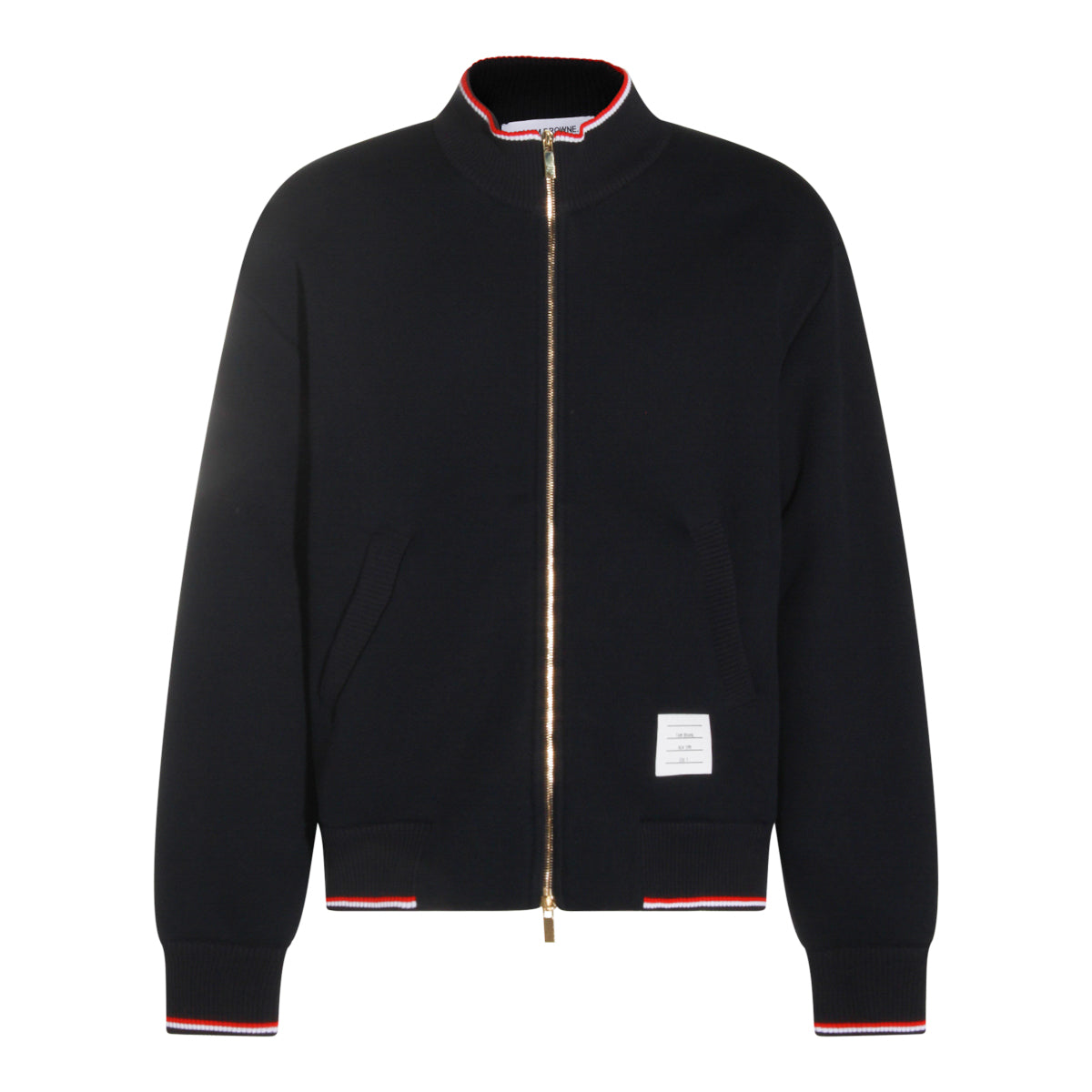 Navy Cotton Casual Jacket