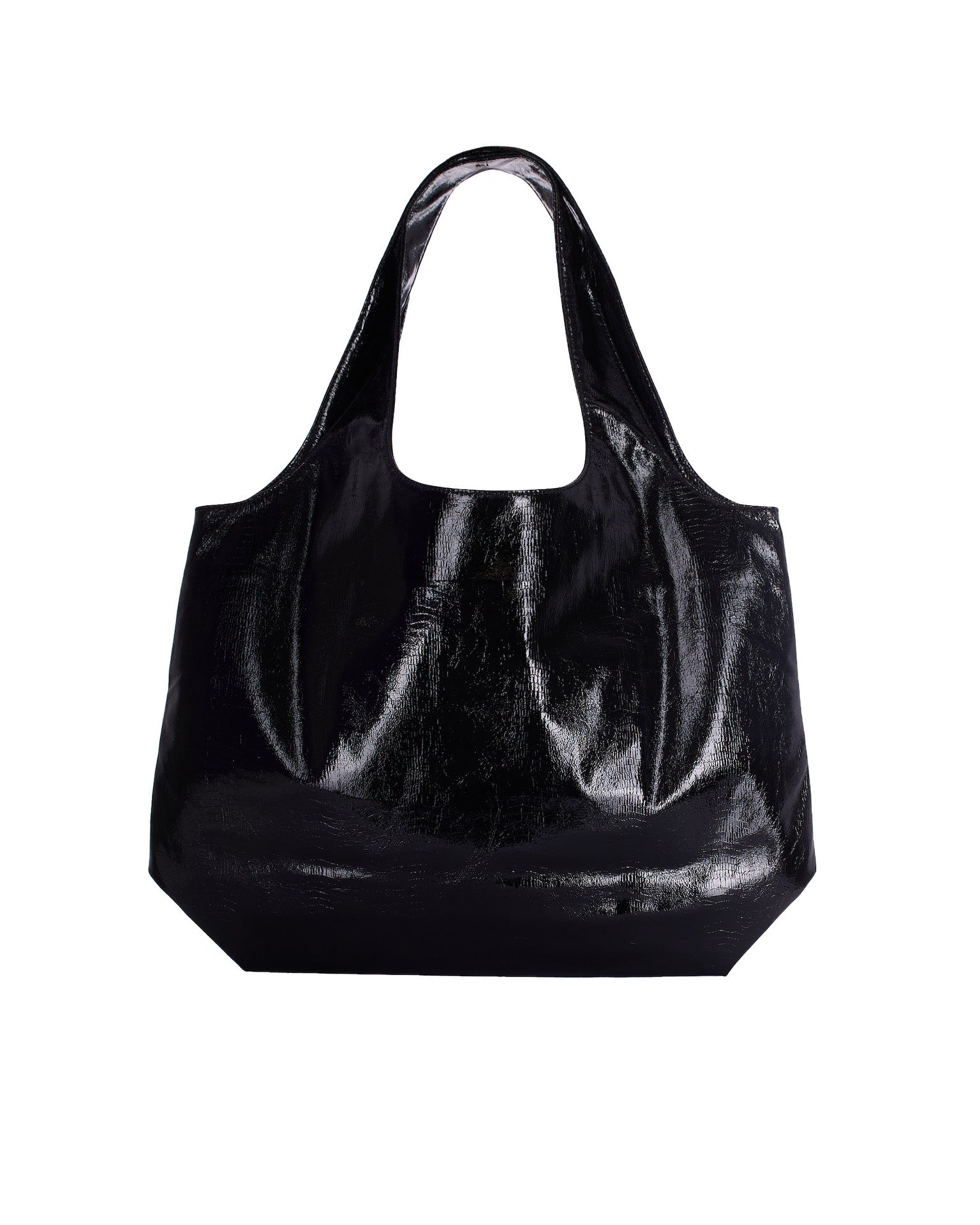 Ninon Tote Shoulder Bag in Black