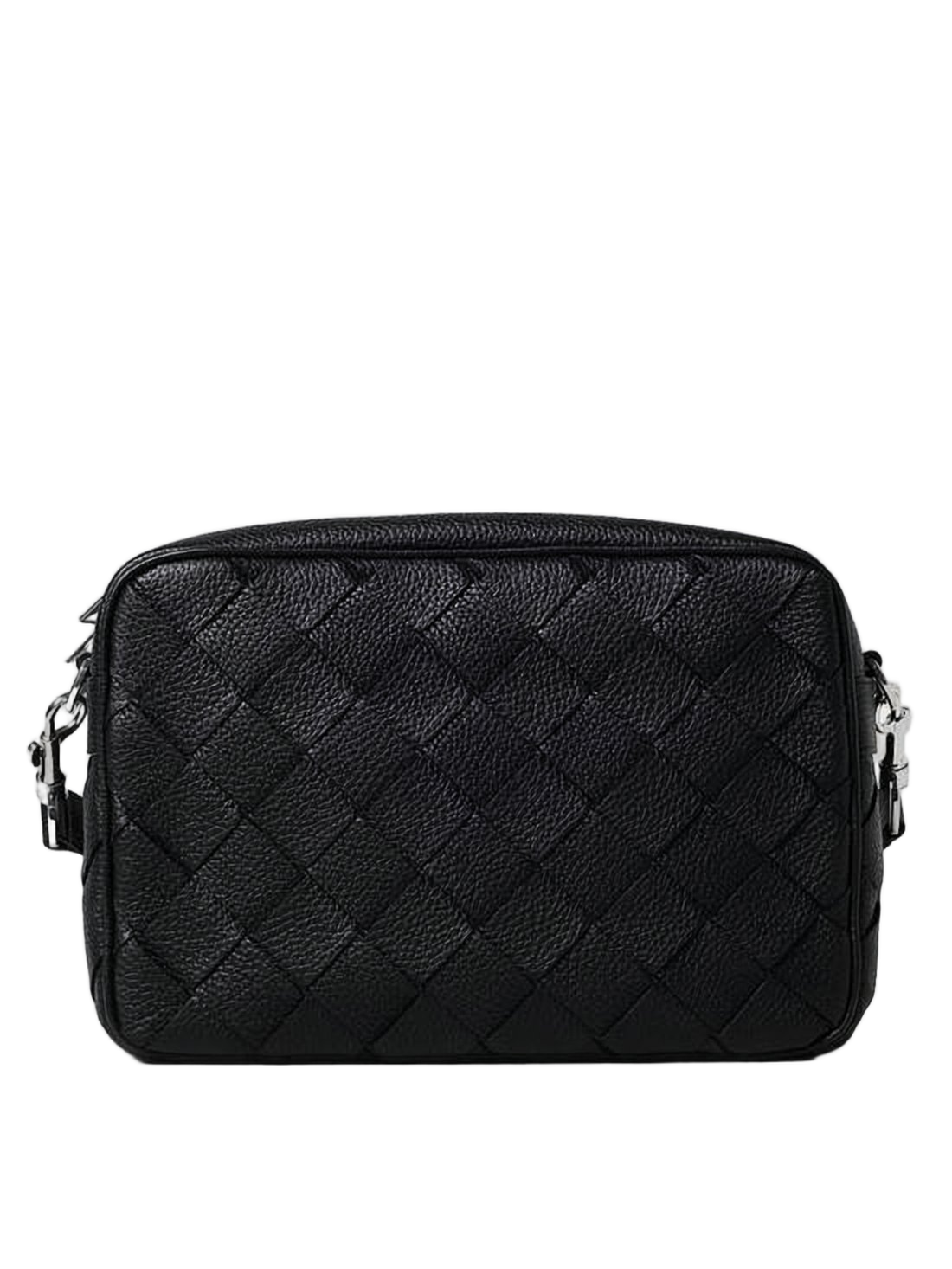 Textured Calf Leather Crossbody Bag