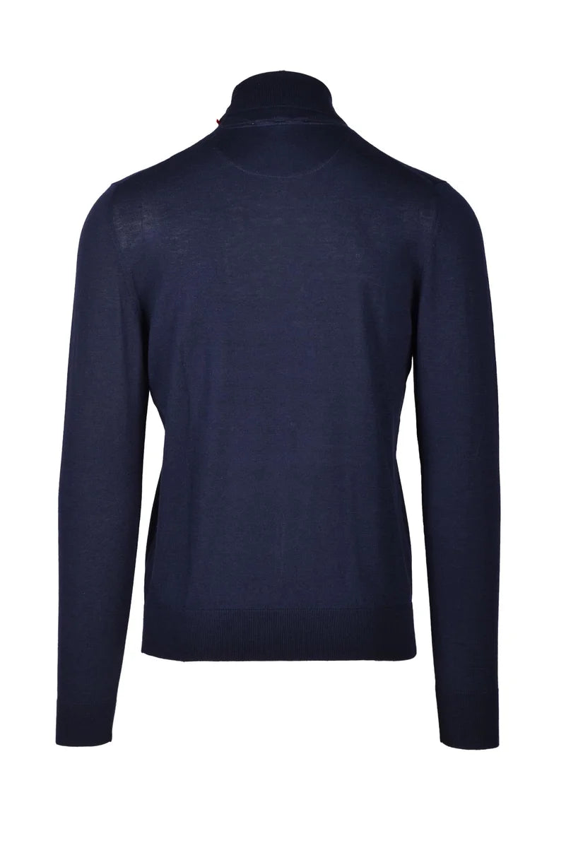 Men's Silk and Cashmere Sweater - Blue