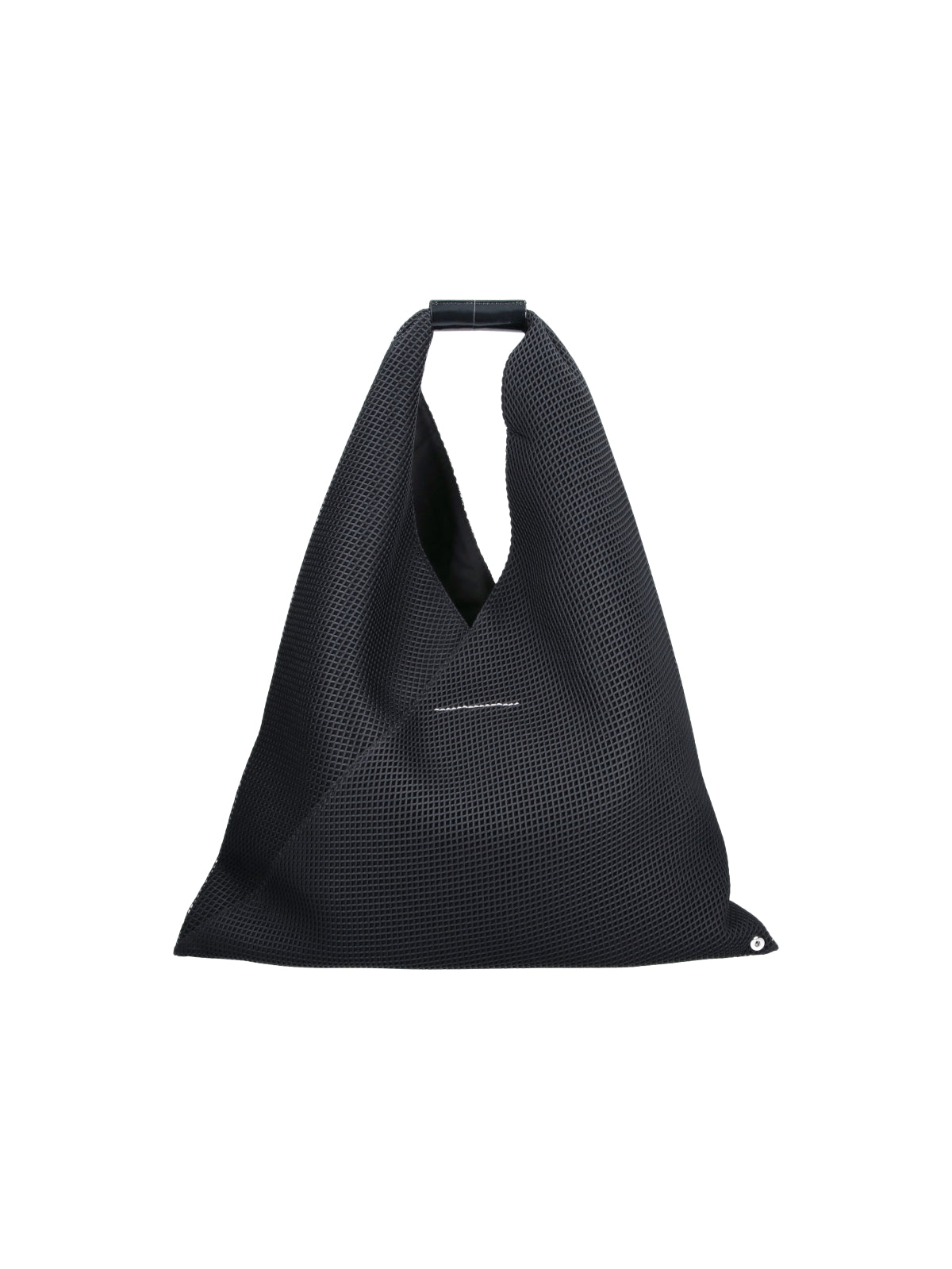Black Japanese Grid Pattern Shoulder Bag