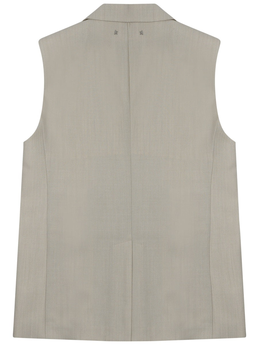 Sleeveless Virgin Wool Vest
