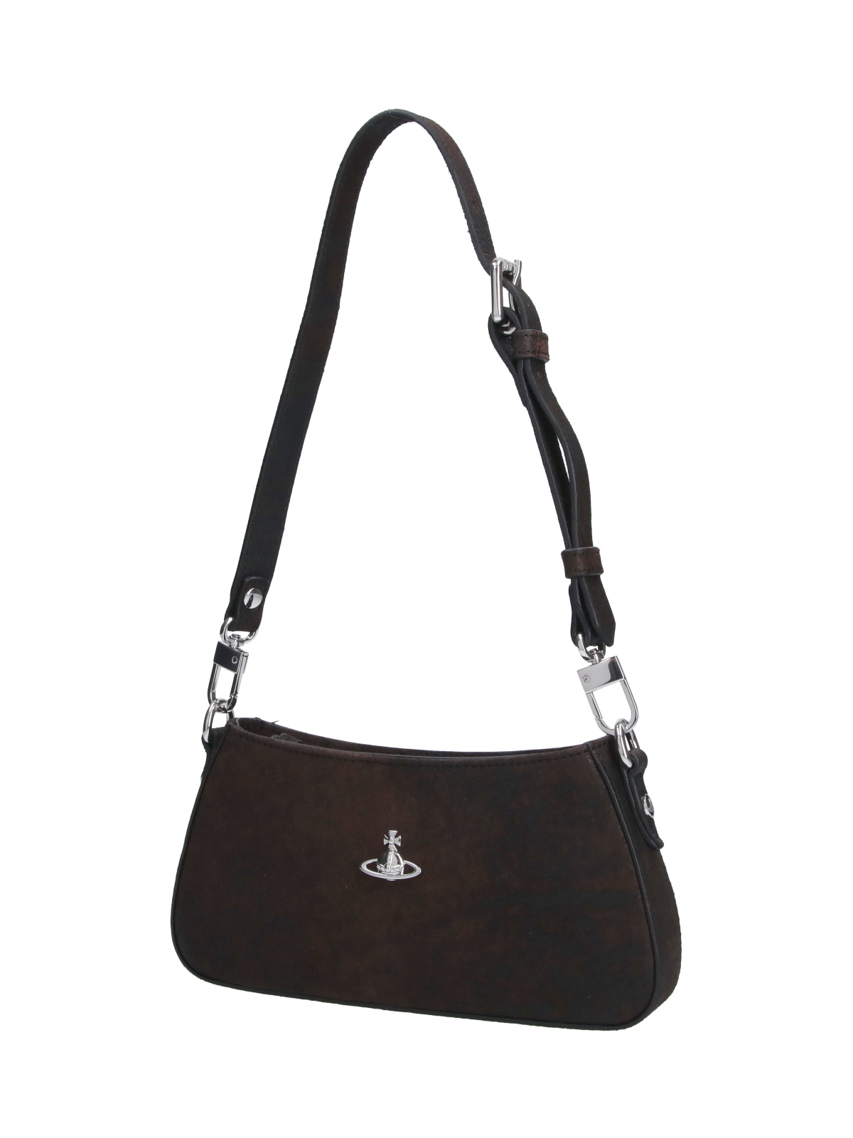 Brown Tasha Worn-Effect Leather Bag