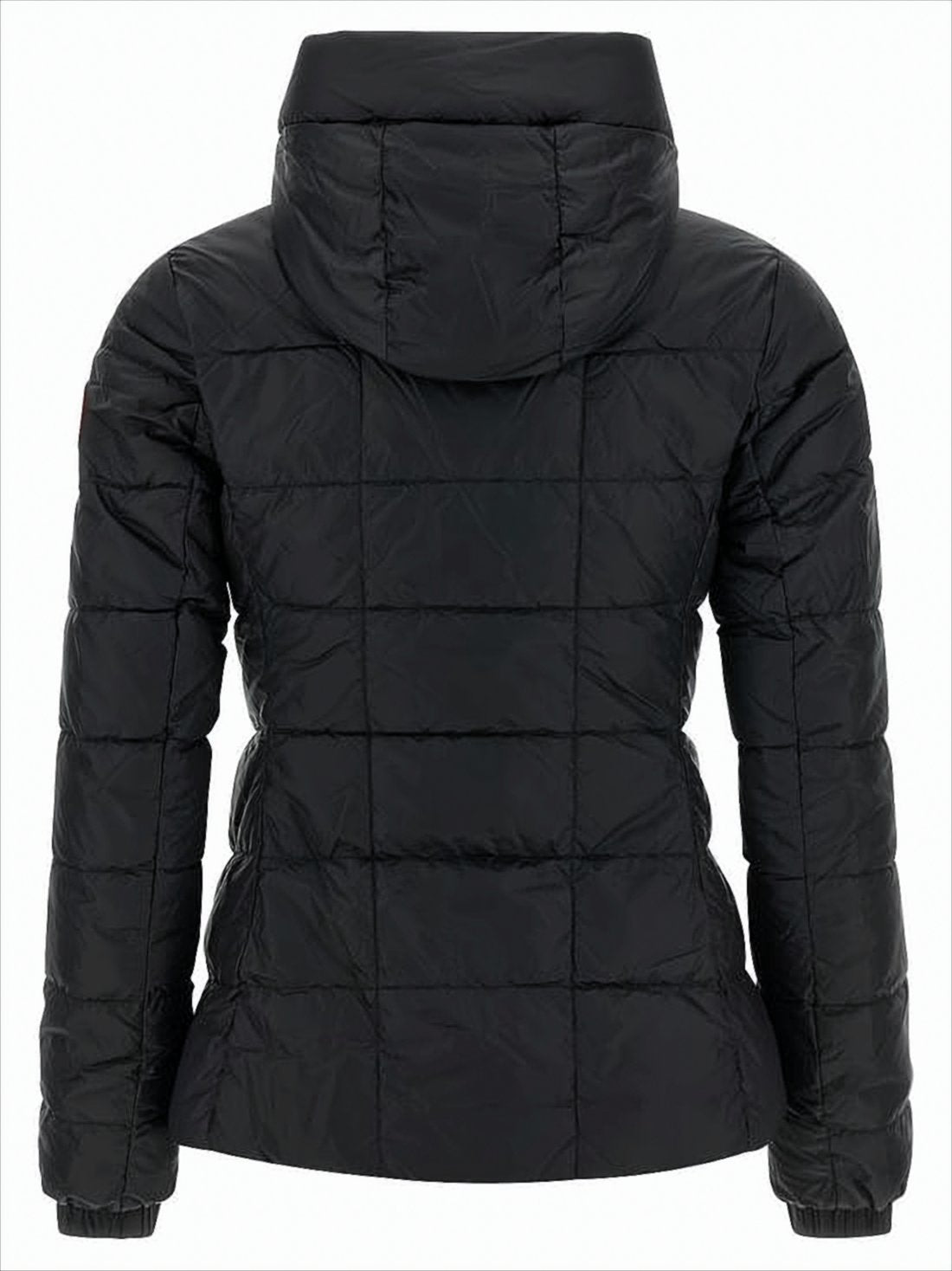Quilted Padded Down Coat with Adjustable Collar