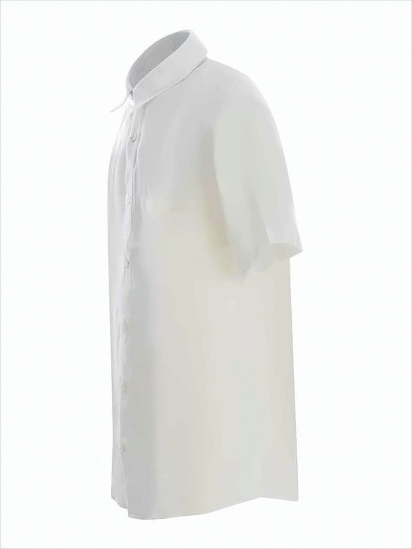 Short-Sleeve Linen Shirt
