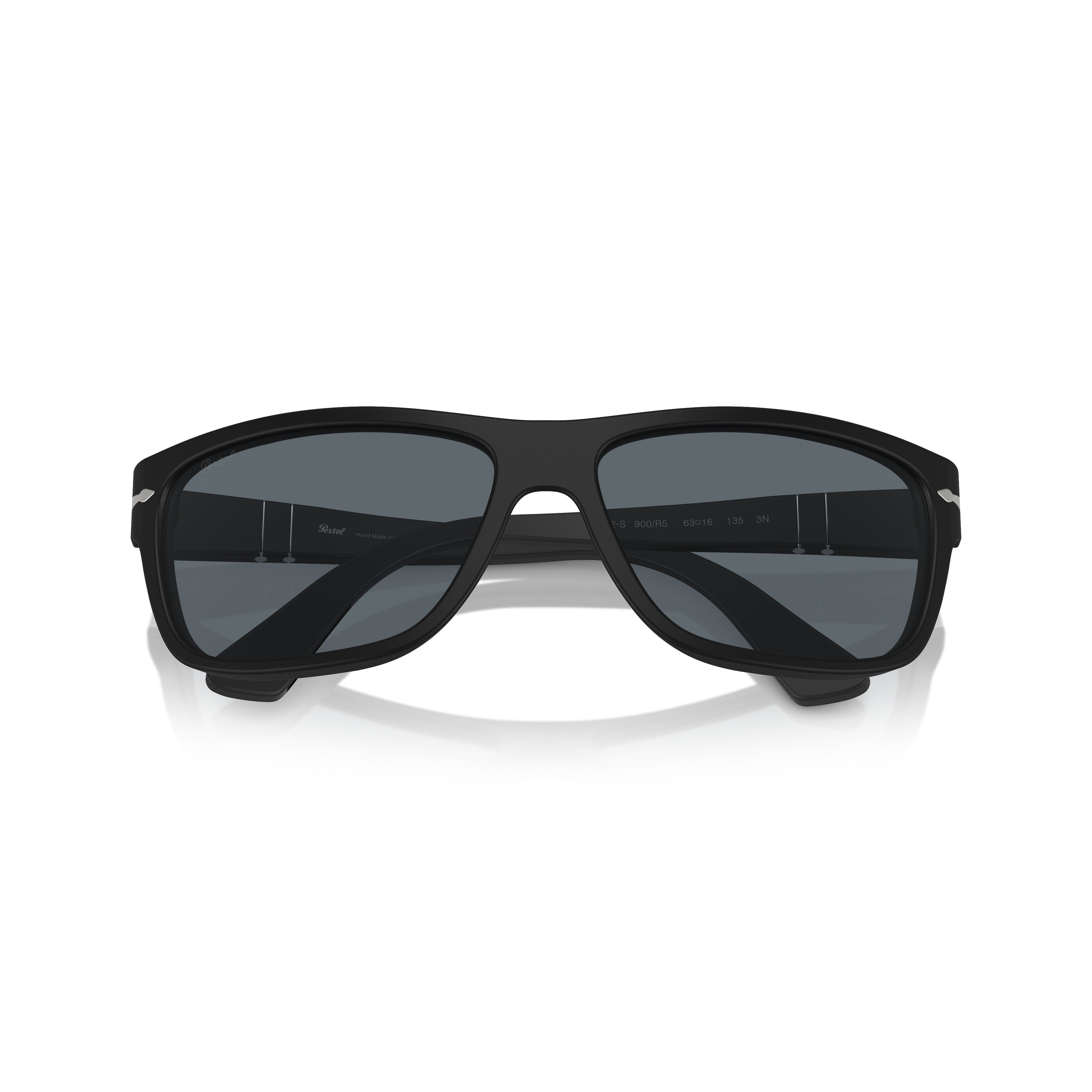 0po3342s Rectangular Acetate Sunglasses with Silver Arrow Detail