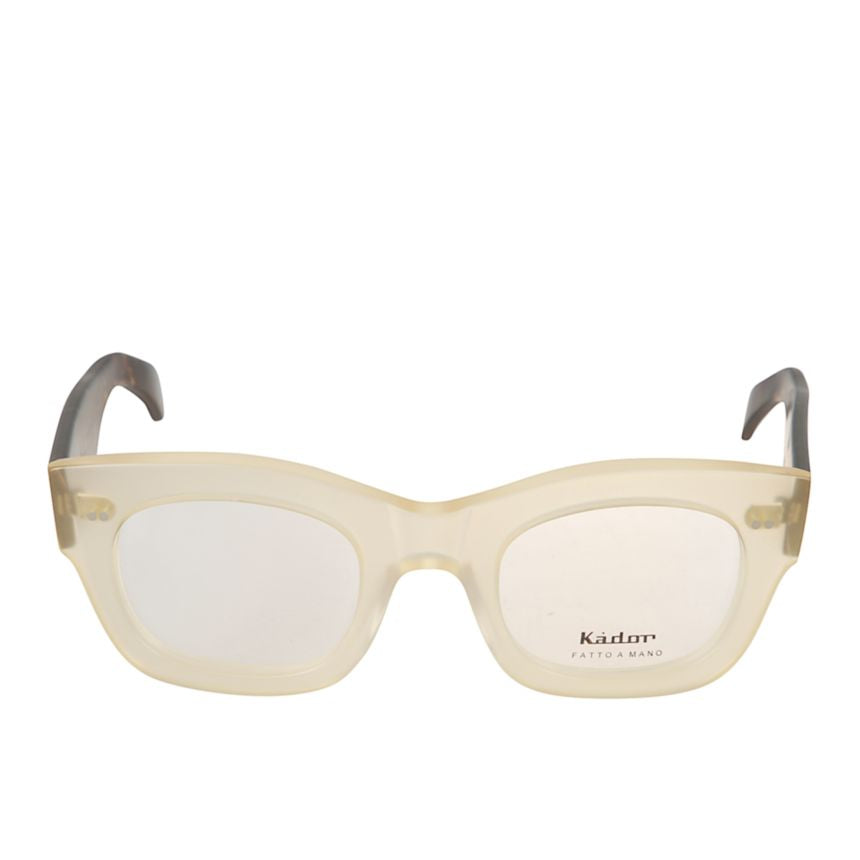 Ariete Translucent Beige and Tortoiseshell Frame Eyeglasses
