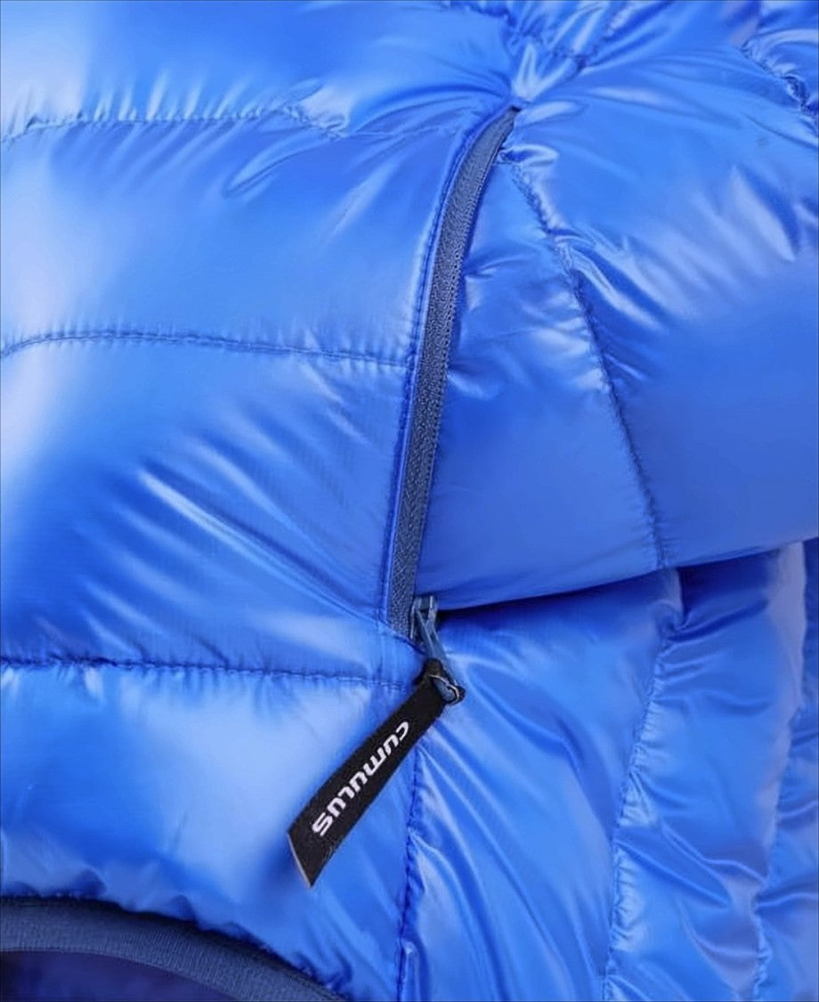 Lightweight Hooded Padded Jacket With Horizontal Quilting
